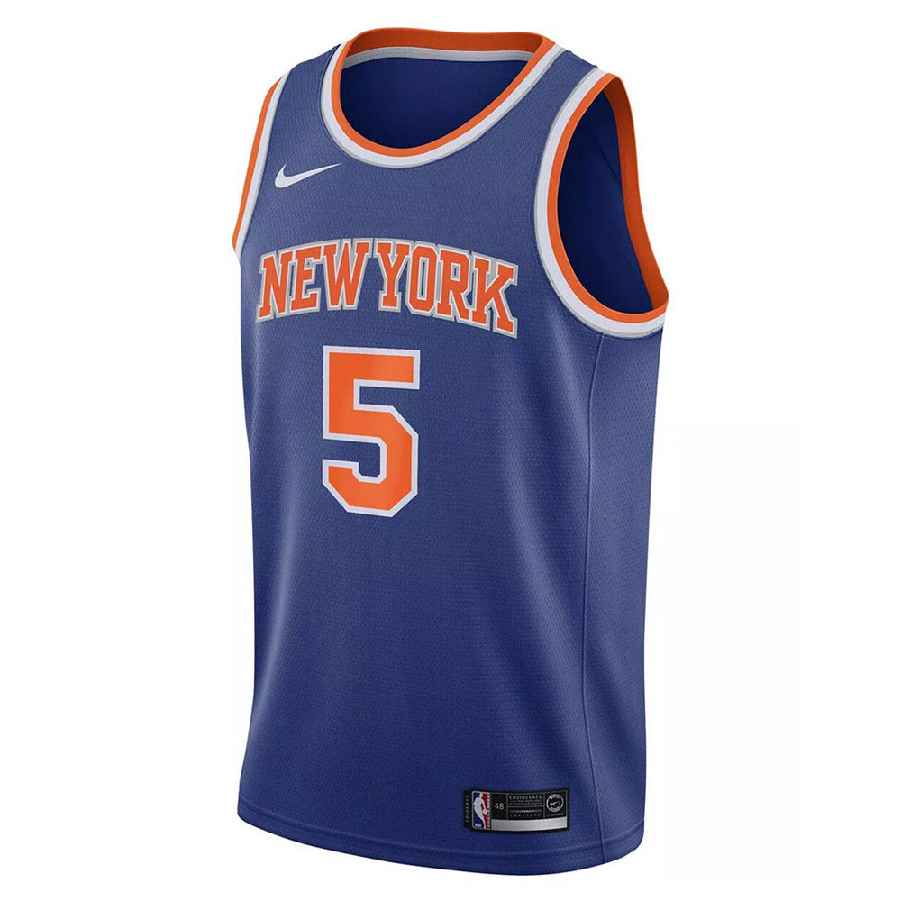 Men's New York Knicks Immanuel Quickley Icon Edition Jersey - Blue