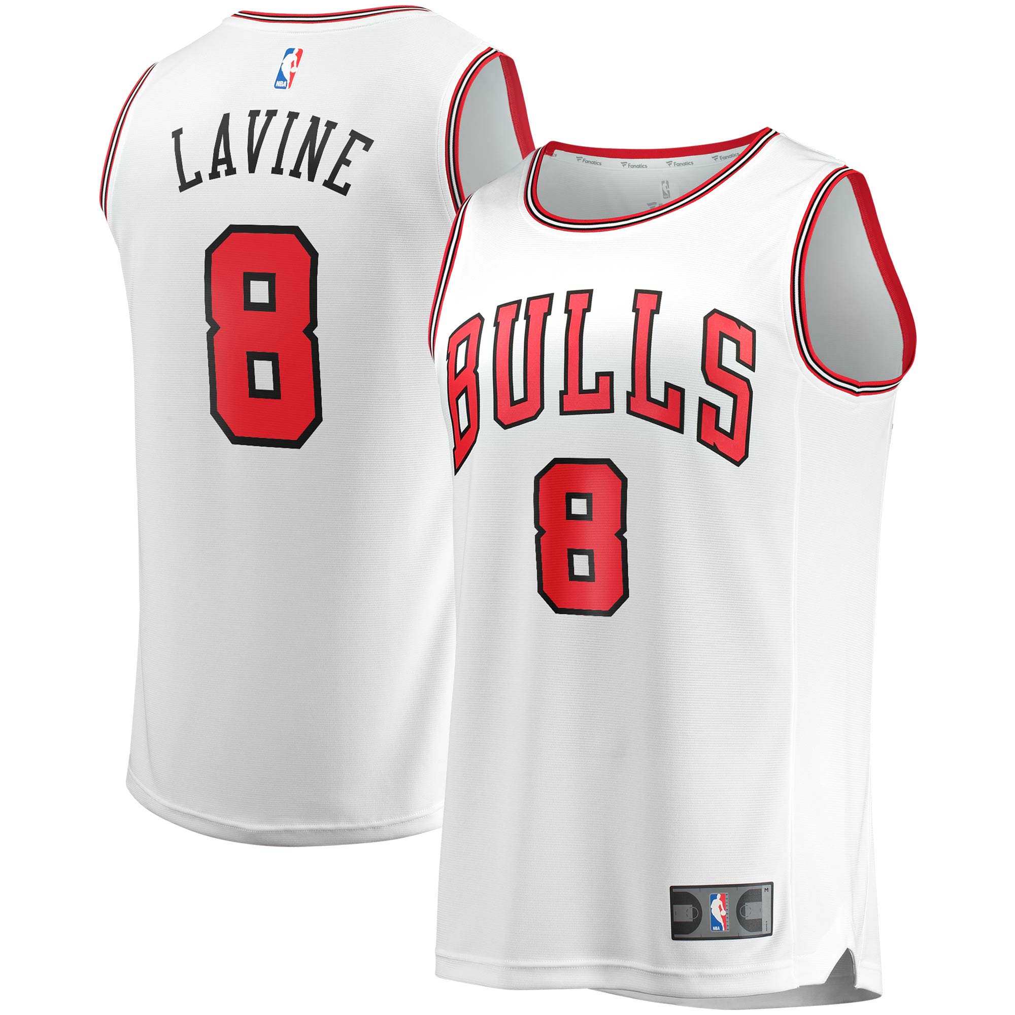 Chicago Bulls Fanatics Branded 2019/20 Fast Break Replica Jersey - Association Edition - White