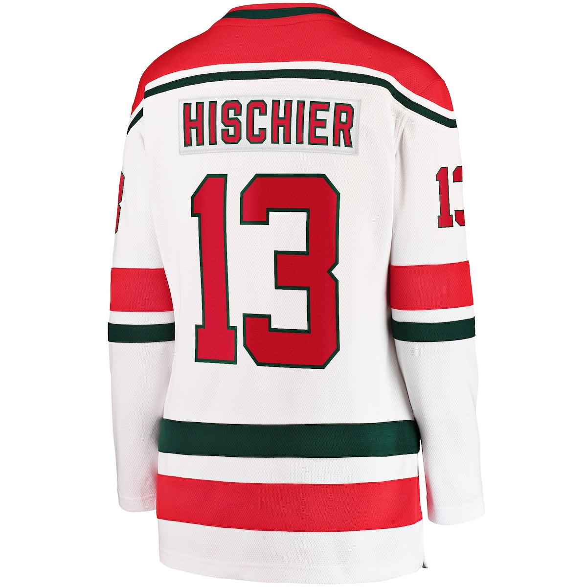 Women's Nico Hischier Fanatics Devils Alternate Premier Breakaway Jersey - White