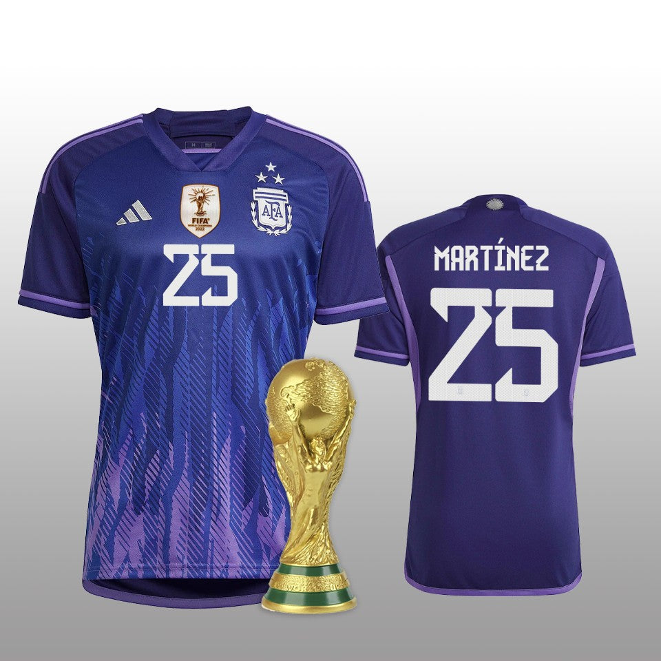 Argentina Lisandro Martinez Away Jersey 2022 World Cup Kit