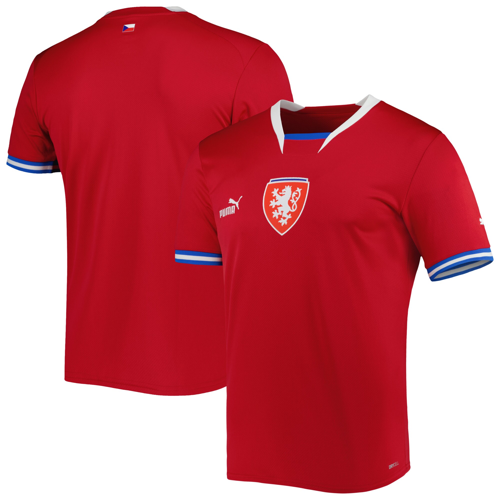 Czech Republic National Team Puma 2022/23 Home Replica Jersey - Red