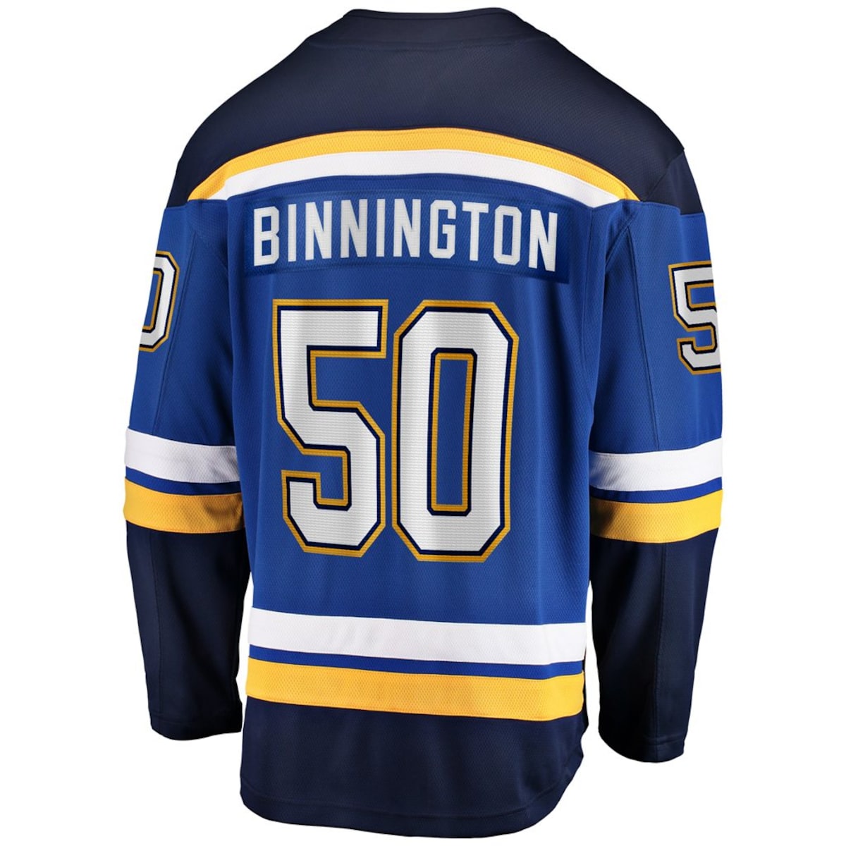Men's Jordan Binnington Fanatics Blues Breakaway Jersey - Blue