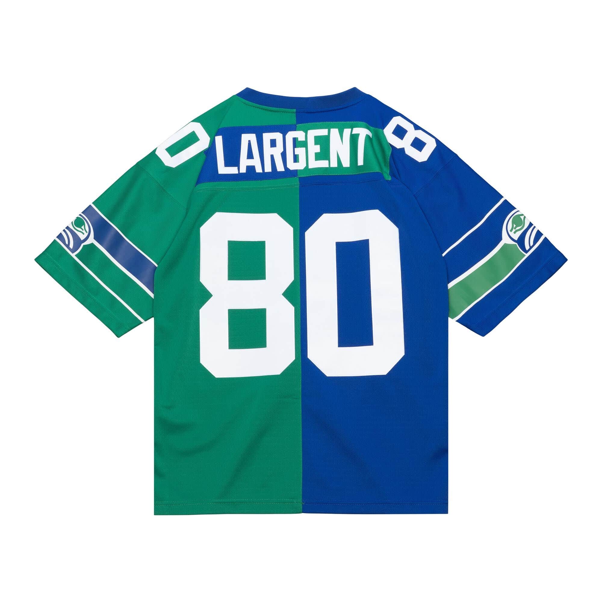 Split Legacy Steve Largent Seattle Seahawks 1985 Jersey