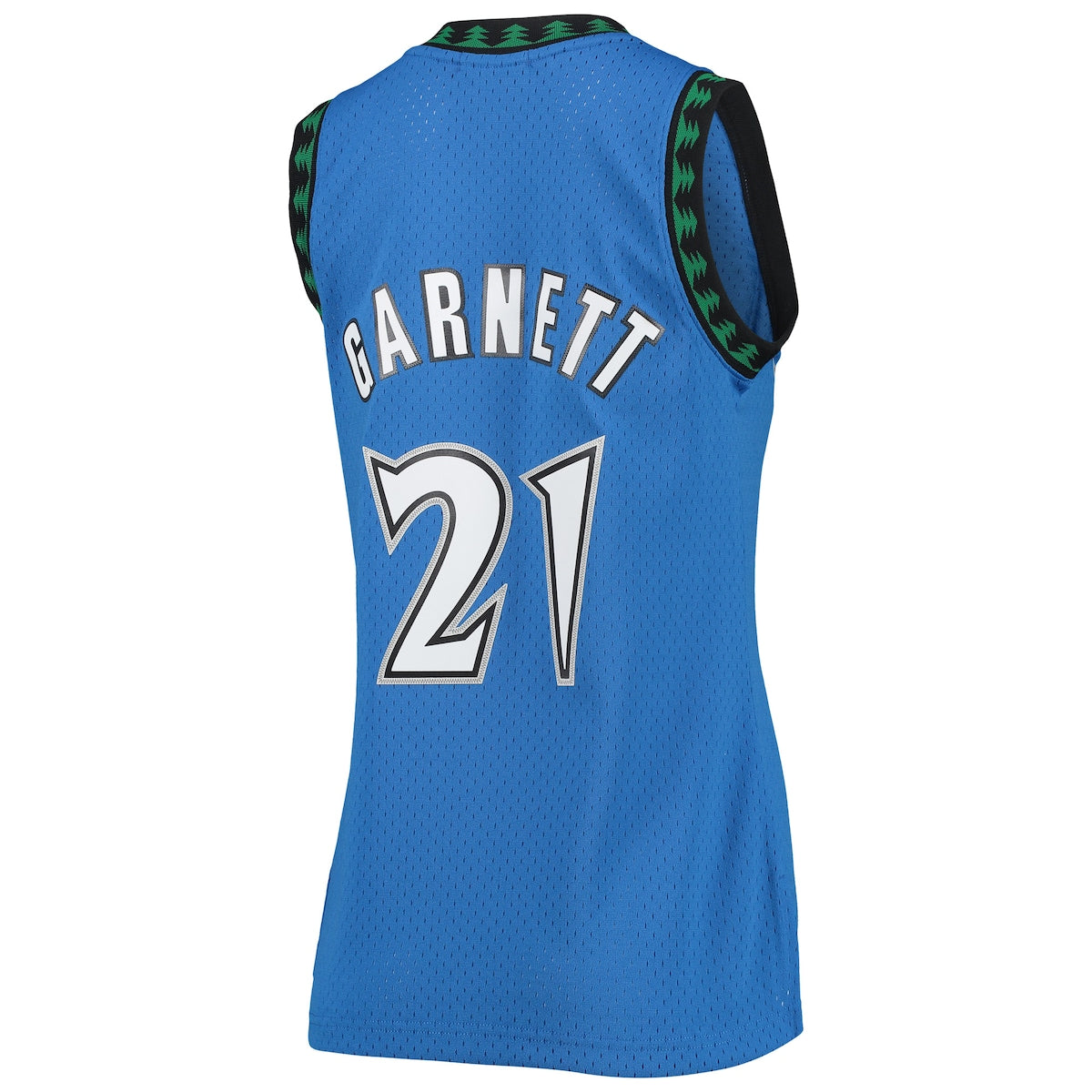 Women's Kevin Garnett Mitchell & Ness Timberwolves Hardwood Classics Swingman Jersey - Blue