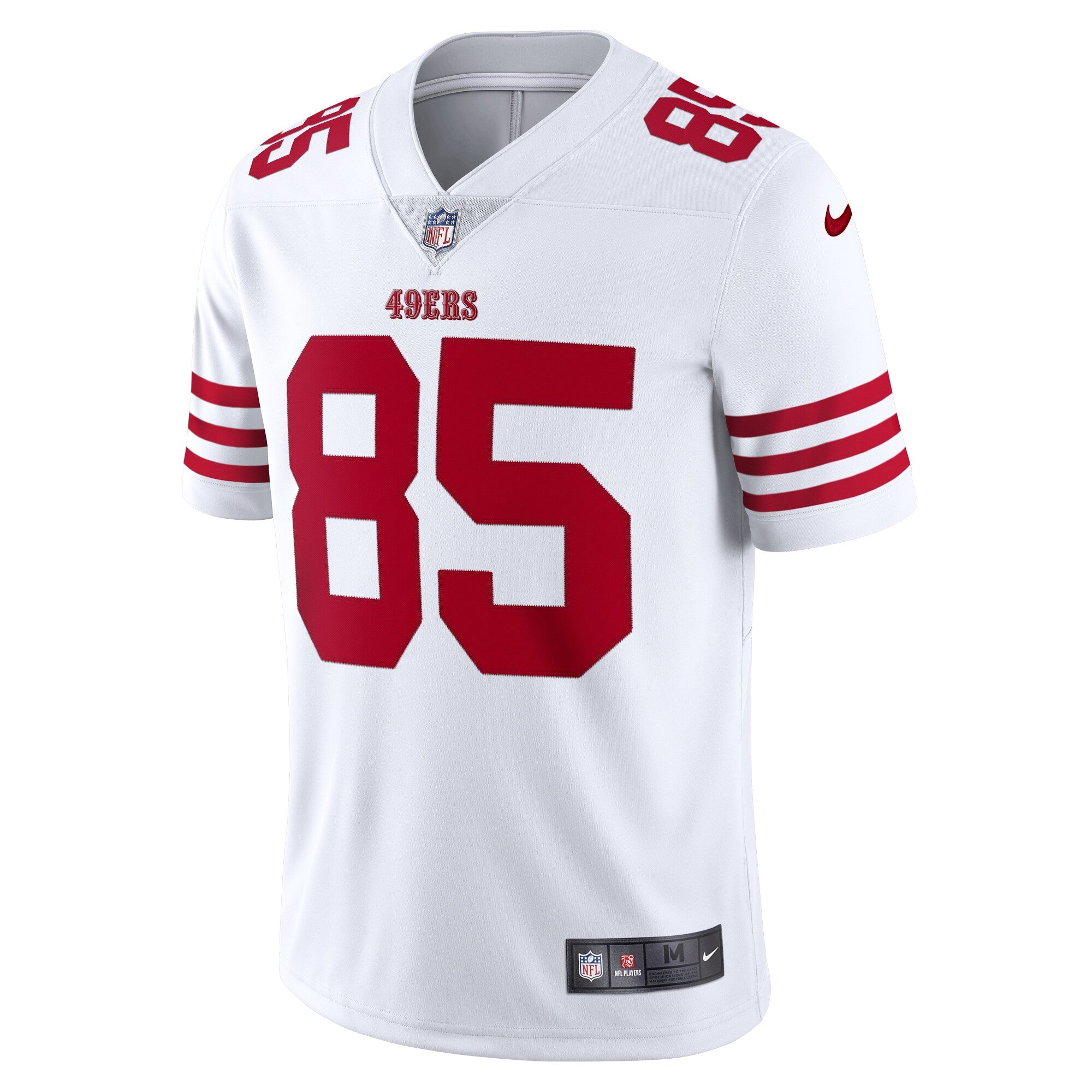Men's Nike George Kittle White San Francisco 49ers Vapor Limited Jersey