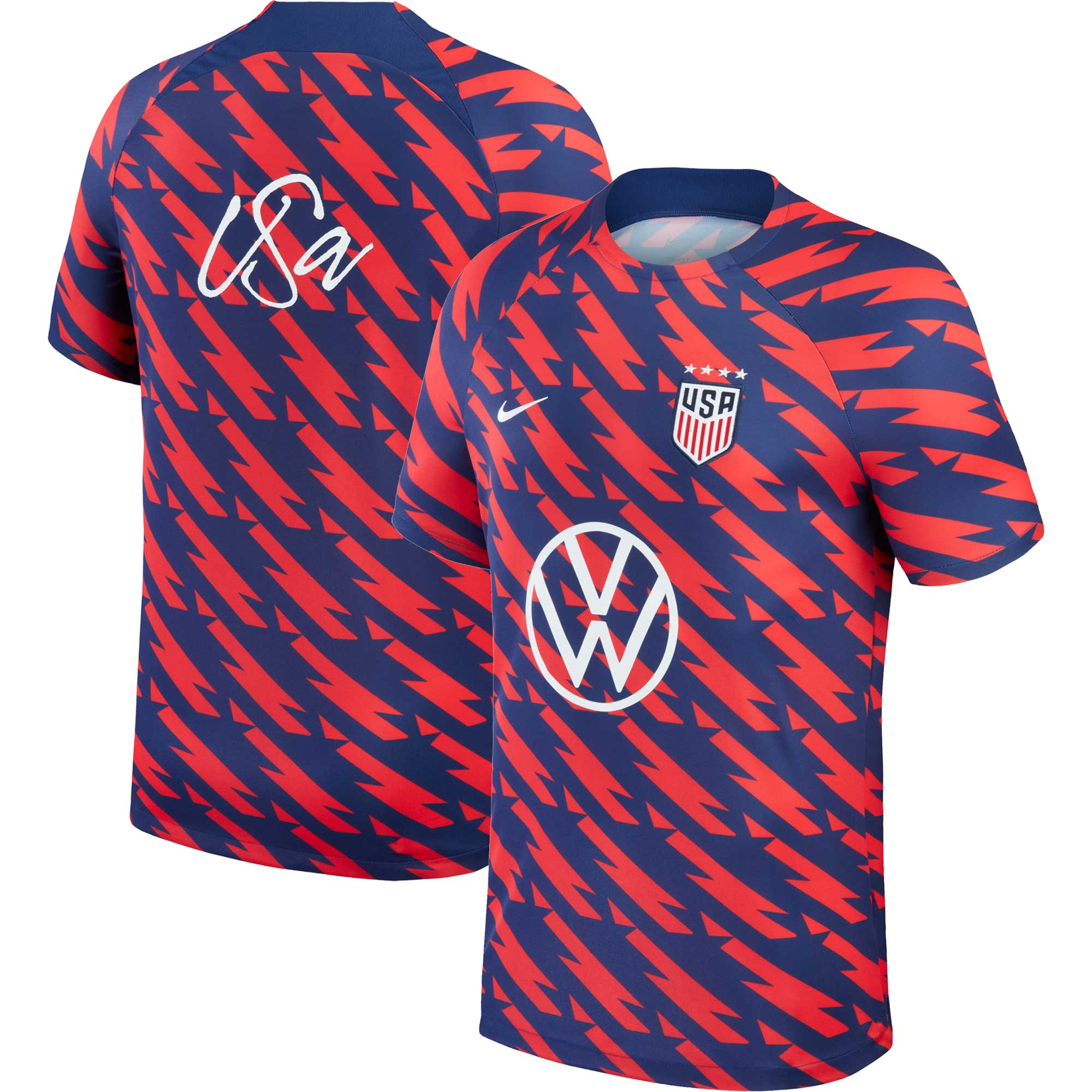 USWNT Nike 2023/24 Academy Pro Pre-Match Top - Navy