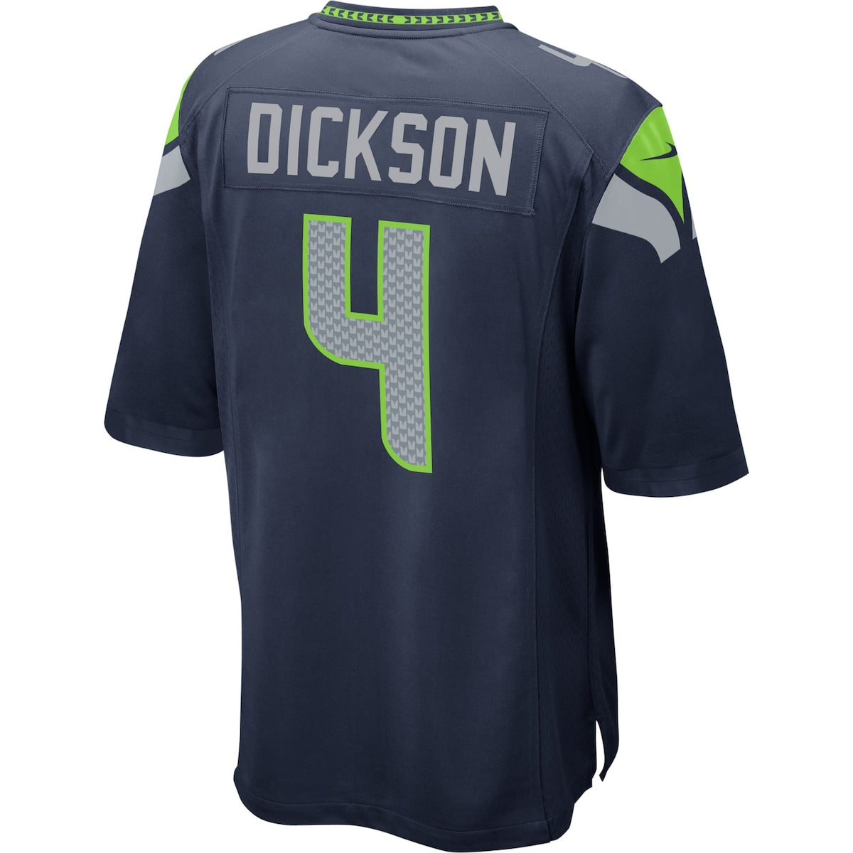 Men's Michael Dickson Nike Seahawks Throwback Game Jersey - Navy