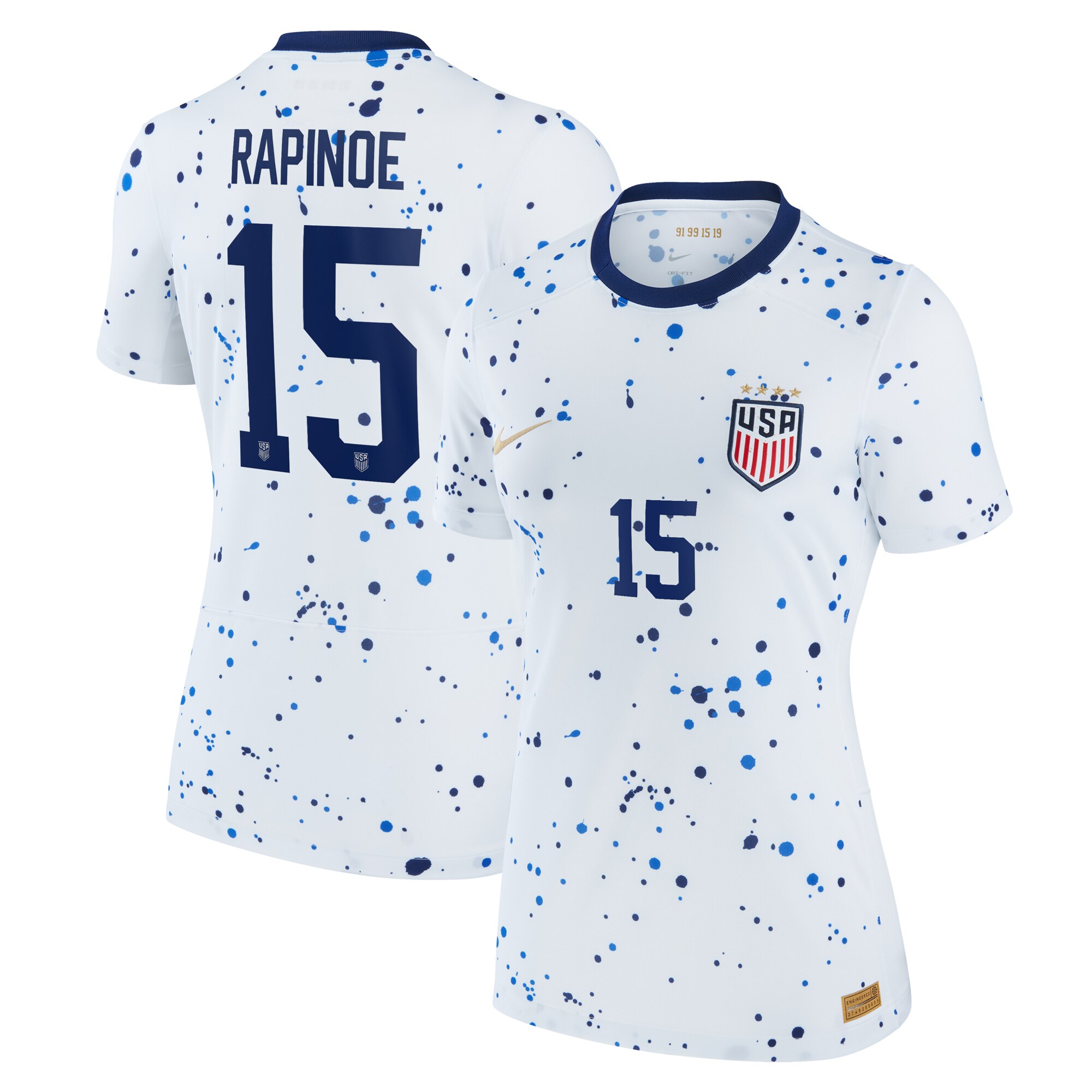 Megan Rapinoe USWNT Nike Women's 2023 Home Replica Jersey - White