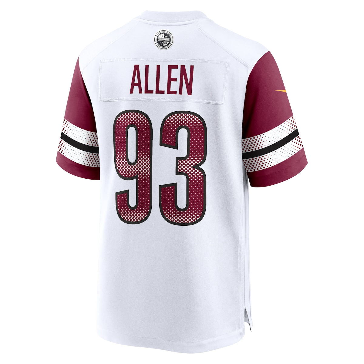 Men's Jonathan Allen Nike Commanders Game Day Jersey - White