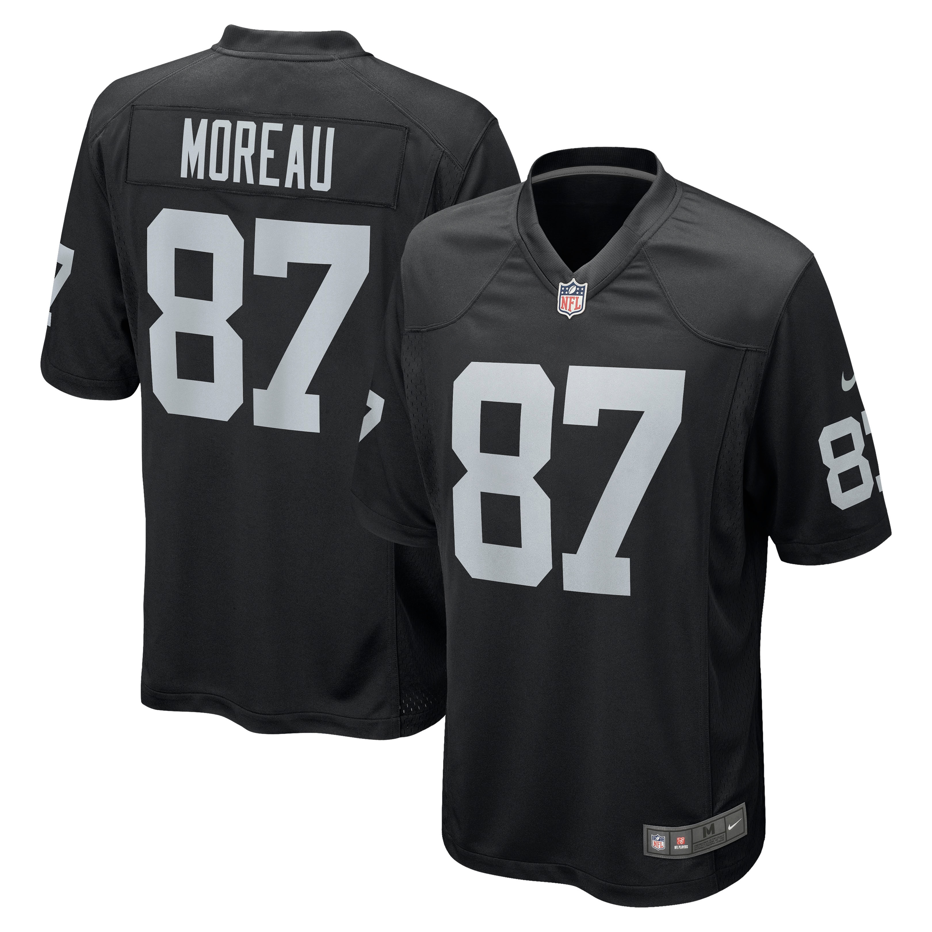 Foster Moreau Las Vegas Raiders Nike Game Jersey - Black