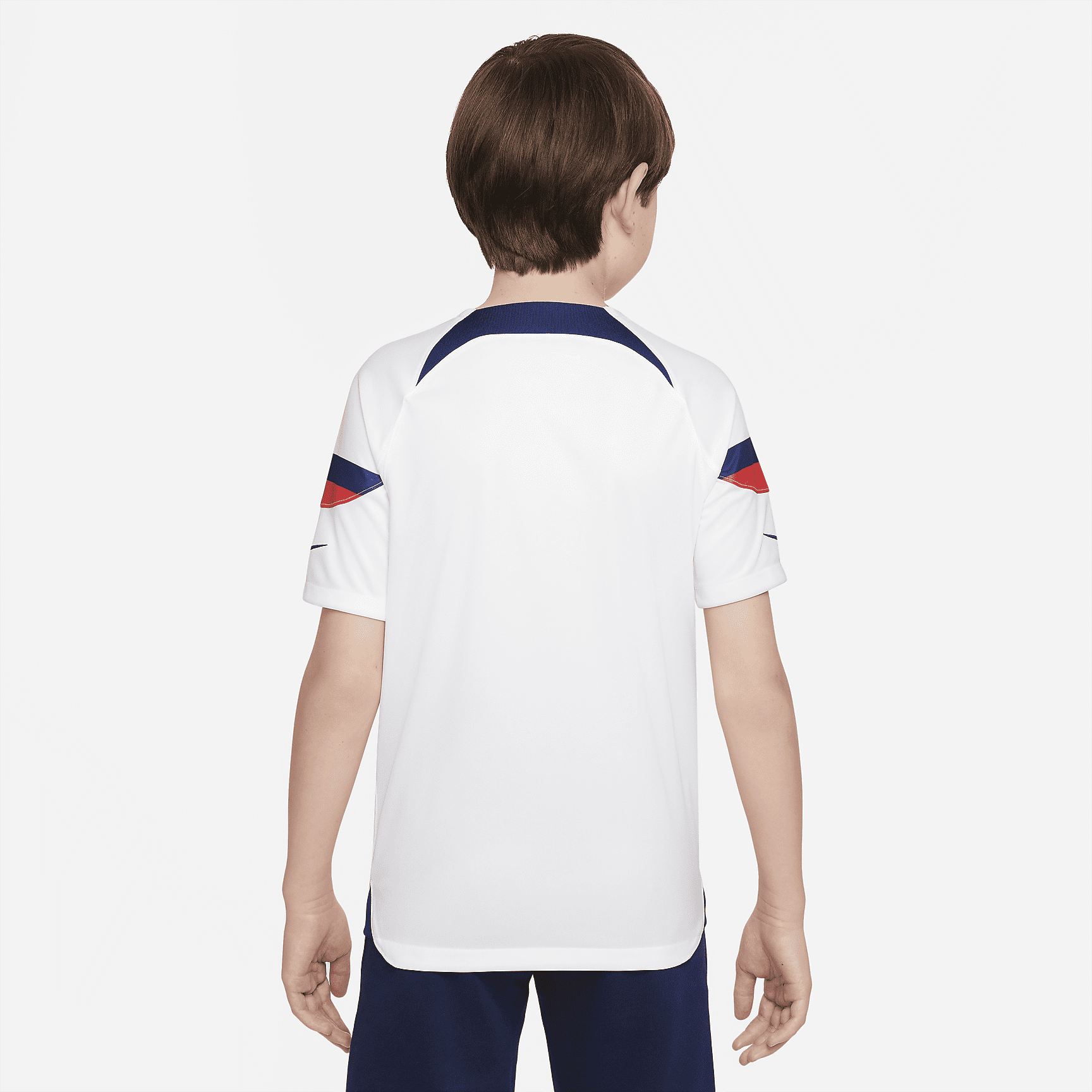 USMNT 2022/23 Stadium Home Big Kids' Nike Dri-FIT Soccer Jersey - White/Loyal Blue