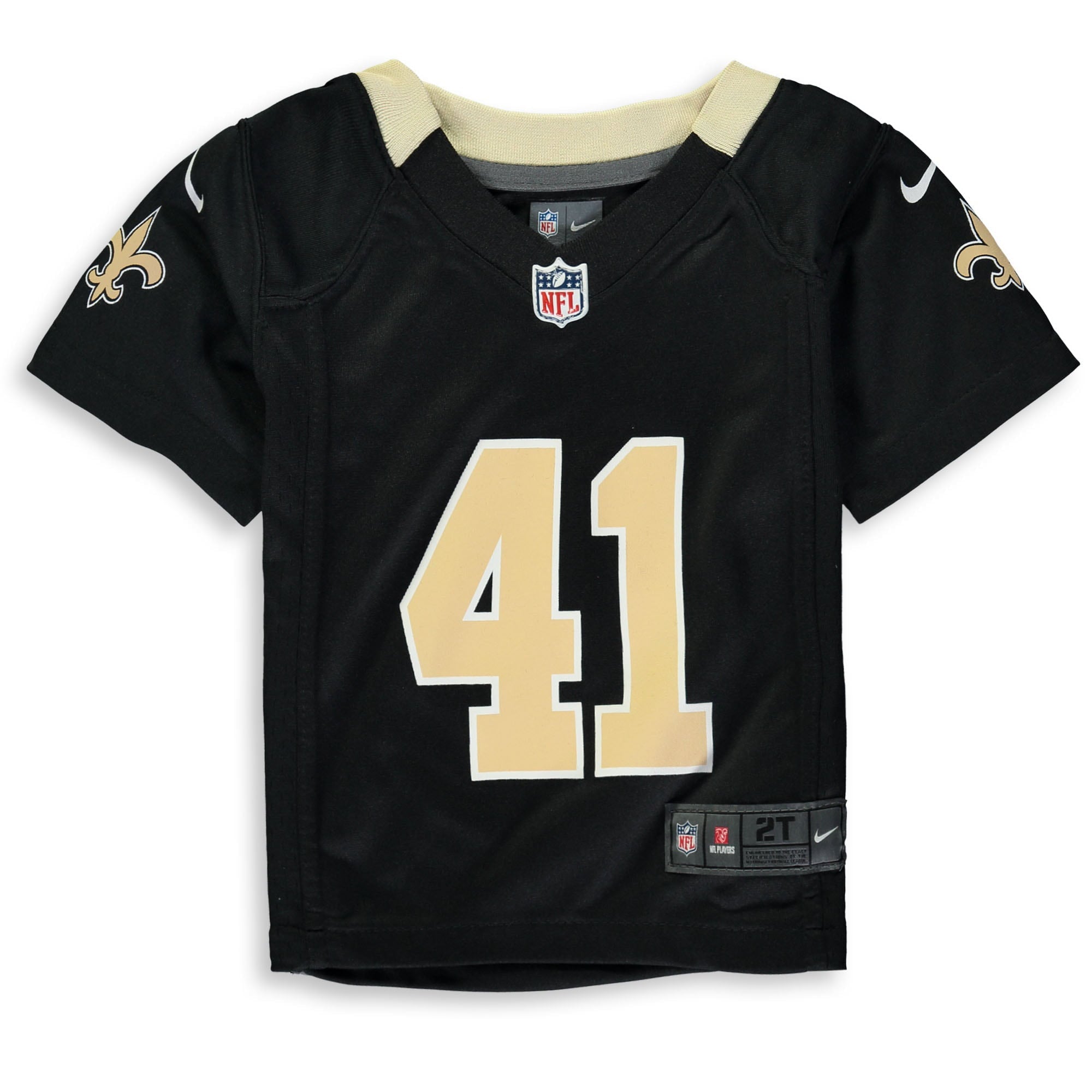 Toddler Nike Alvin Kamara Black New Orleans Saints Game Jersey