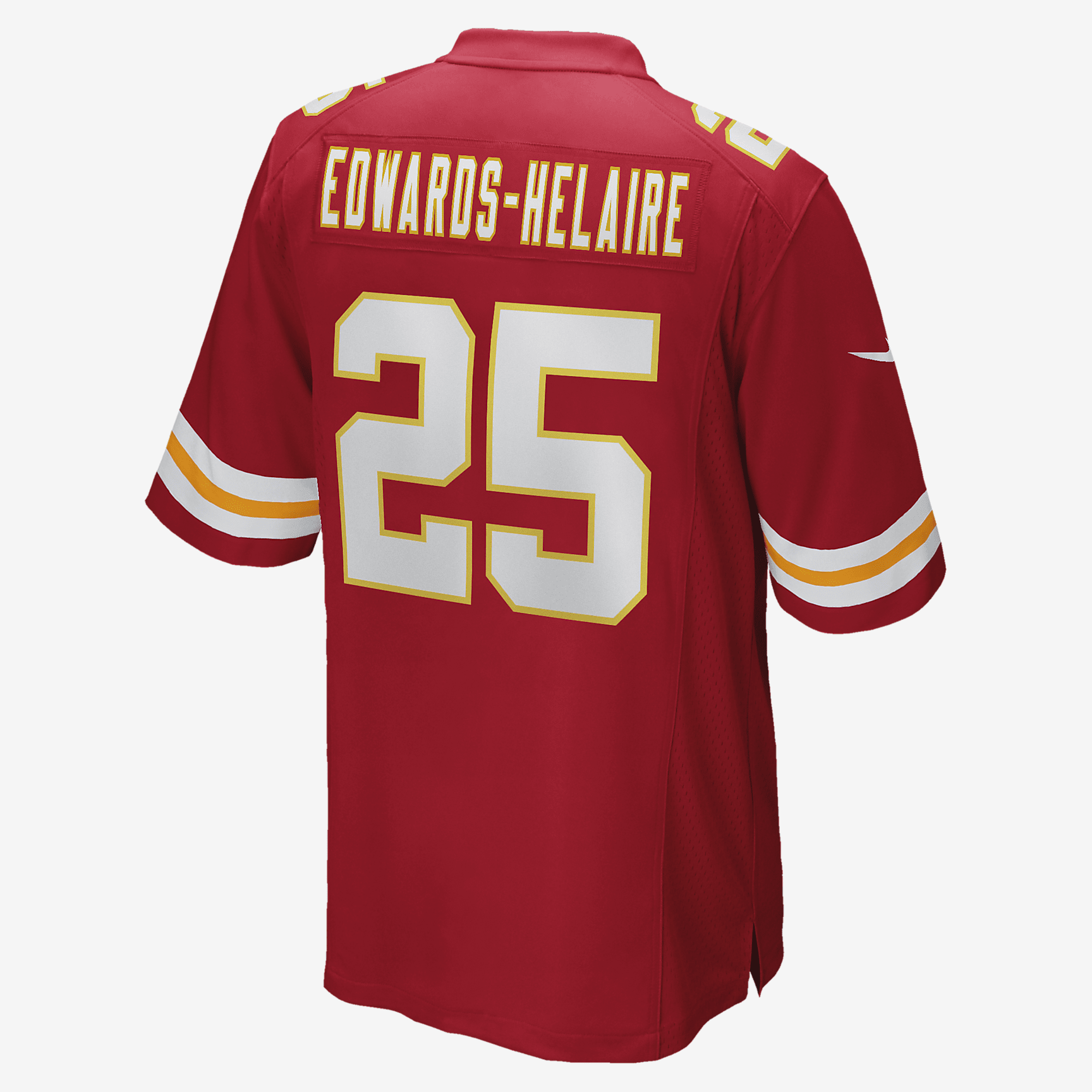 NFL Kansas City Chiefs (Clyde Edwards-Helaire) Men's Game Football Jersey - University Red