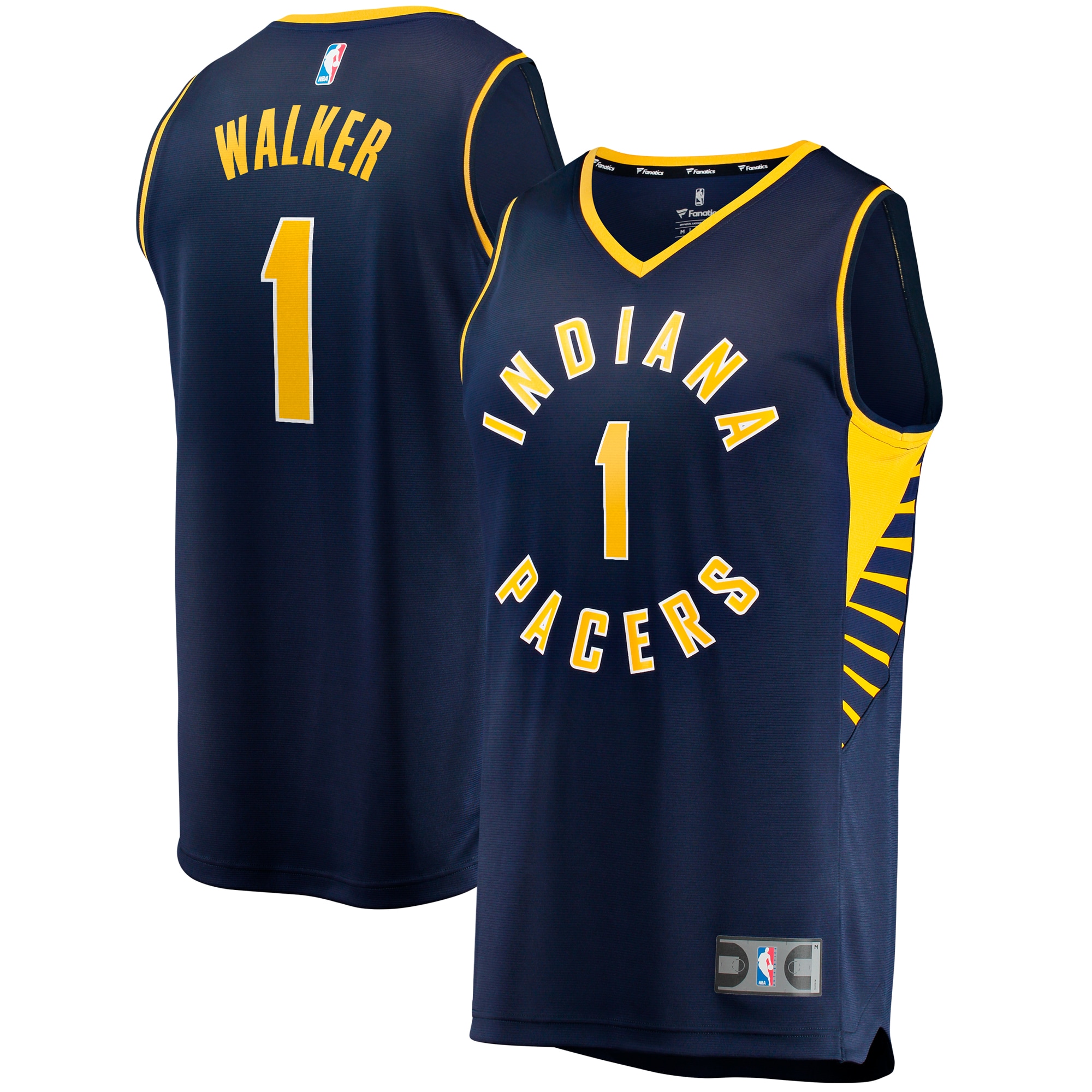 First Round Indiana Pacers Fanatics Branded Youth 2023 NBA Draft First Round Pick Fast Break Replica Jersey - Icon Edition - Navy