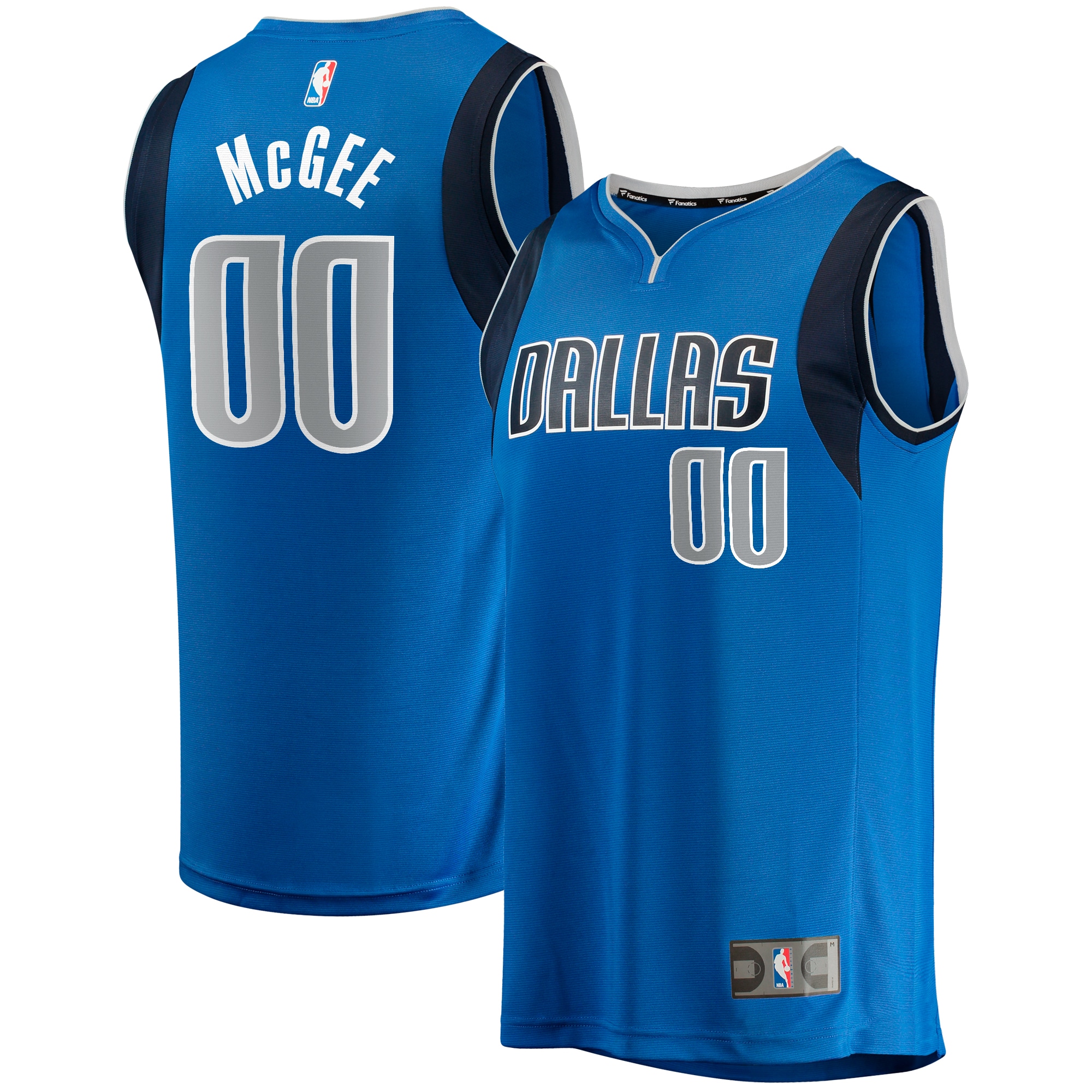 JaVale McGee Dallas Mavericks Fanatics Branded Fast Break Player Jersey - Icon Edition - Royal