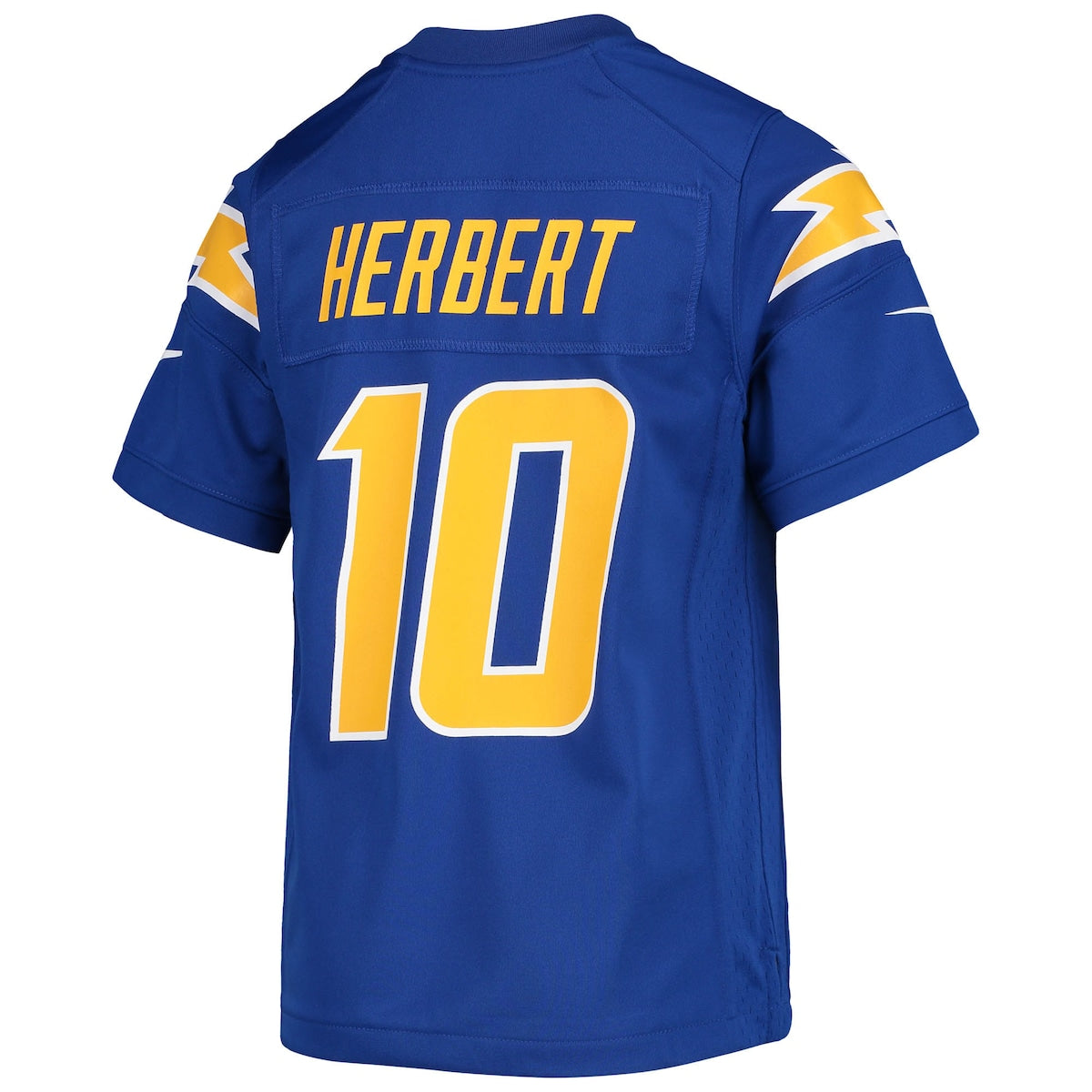 Boys' Grade School Justin Herbert Nike Chargers Game Jersey - Blue