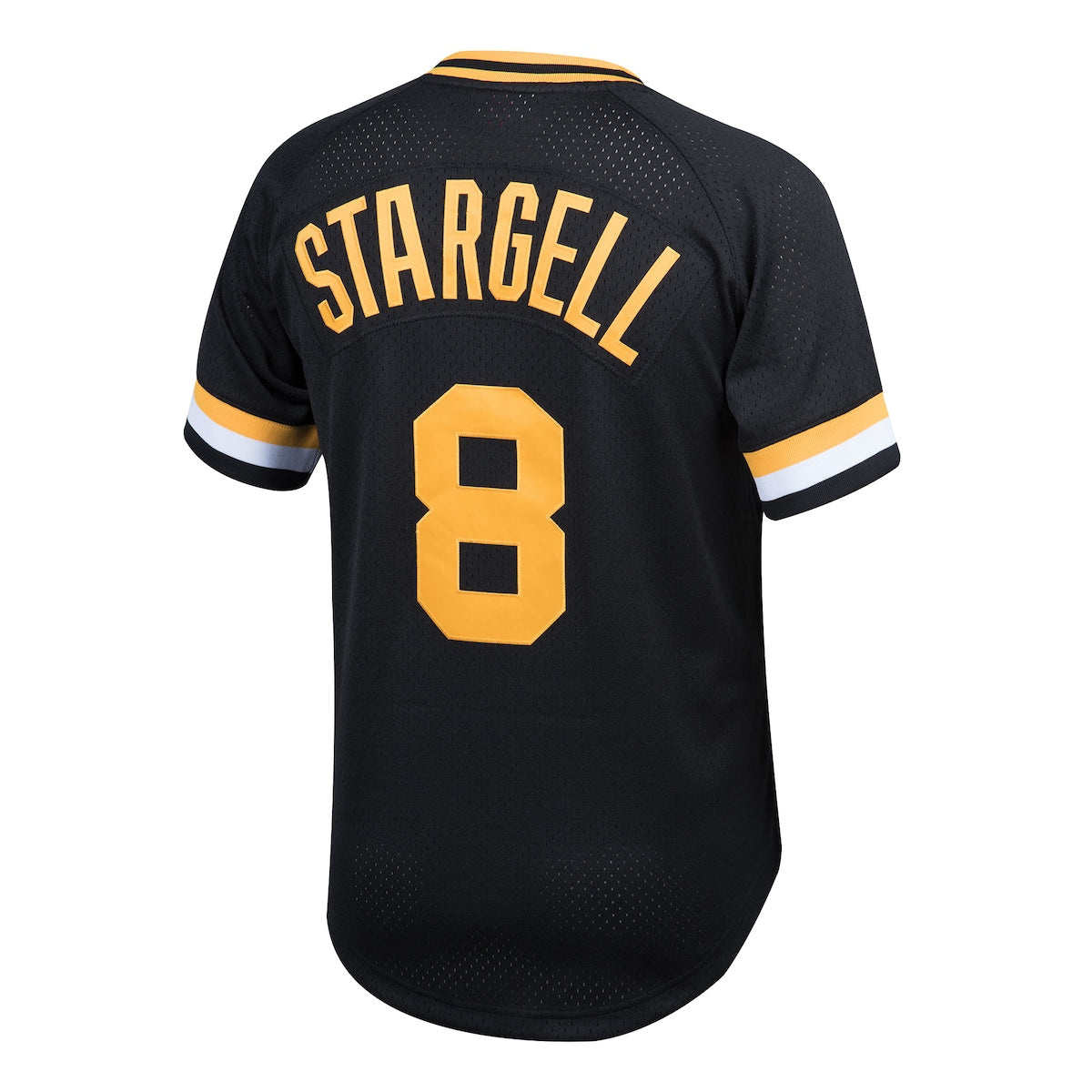 Boys' Grade School Willie Stargell Mitchell & Ness Pirates Cooperstown Mesh Batting Practice Jersey - Black