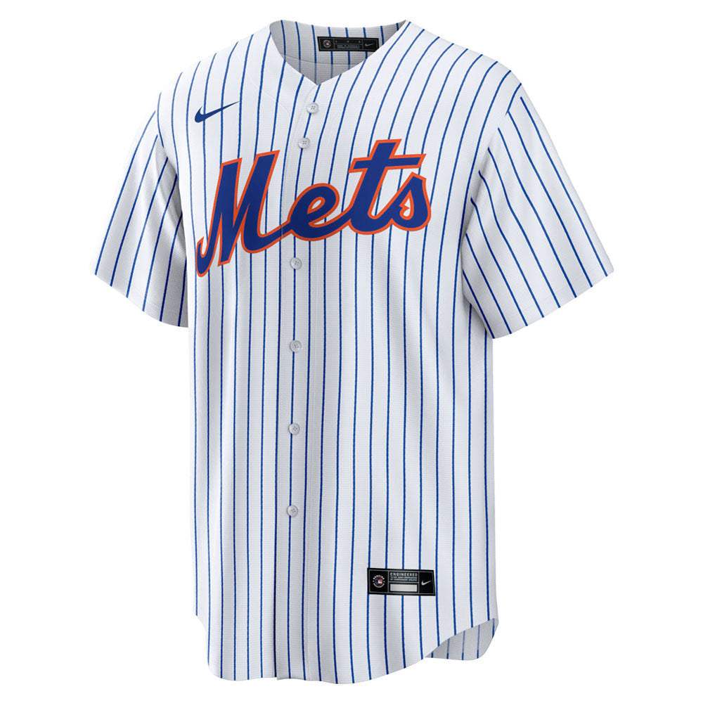 Men's New York Mets Javier Baez Home Official Player Jersey - White