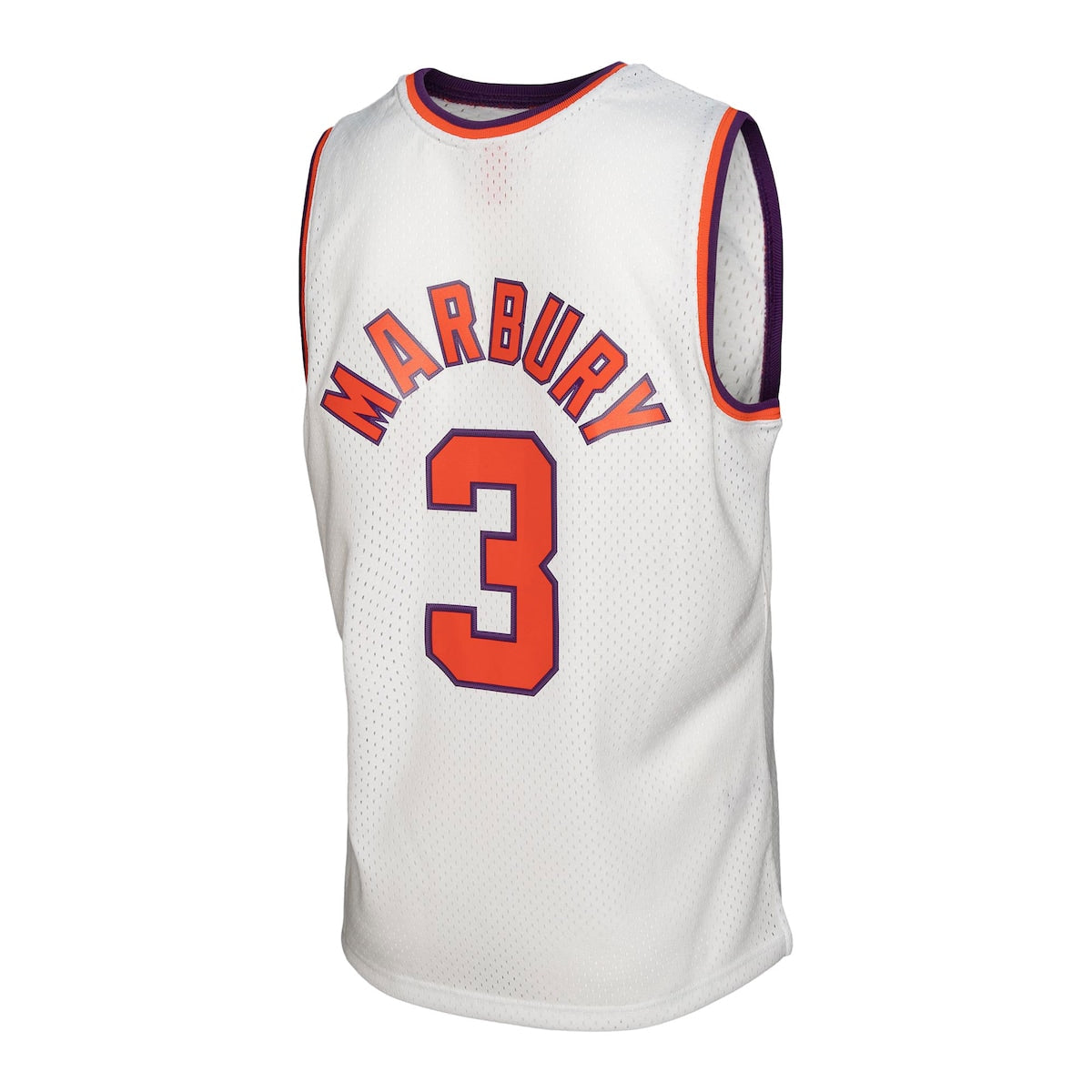 Men's Stephon Marbury Mitchell & Ness Suns Swingman Jersey - White