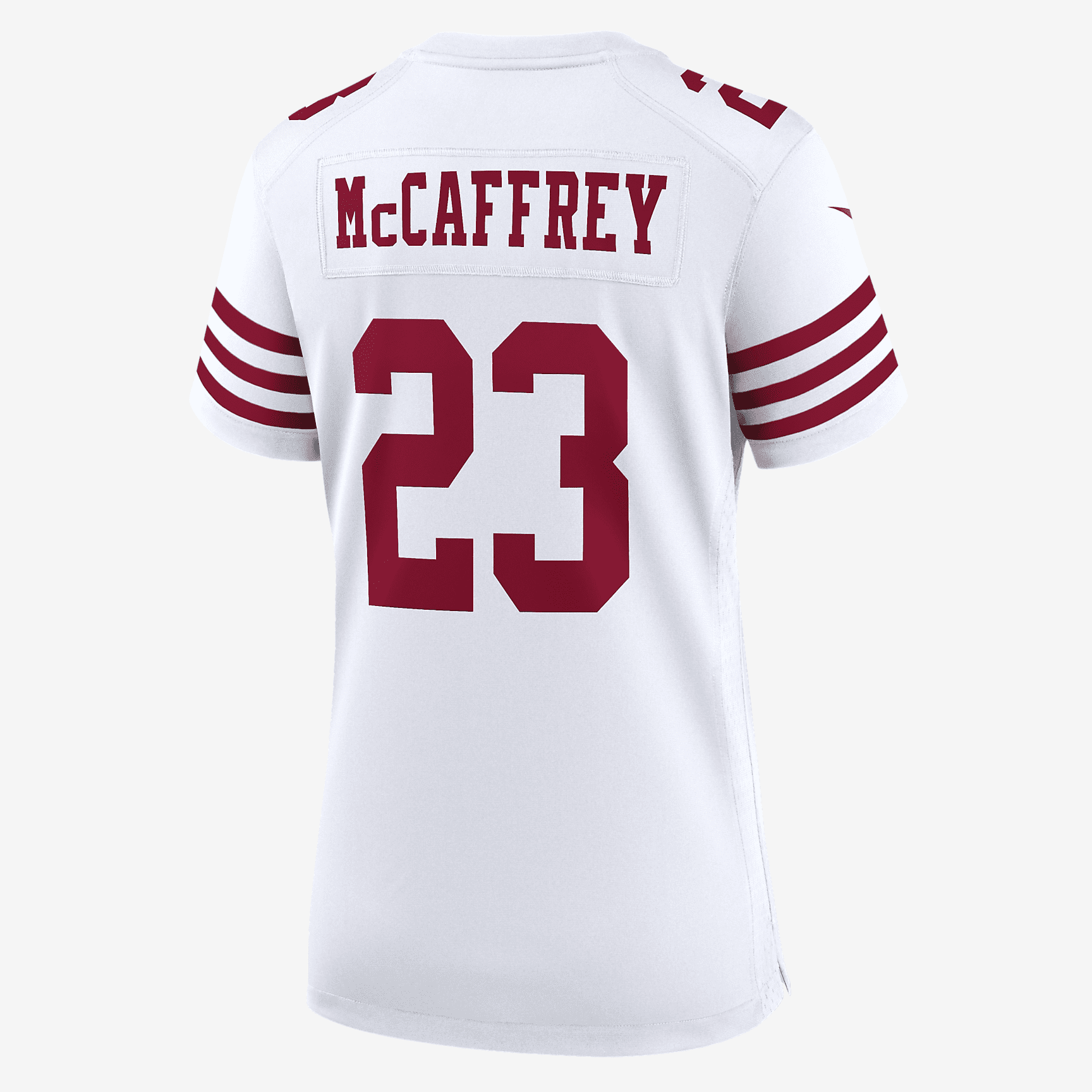 NFL San Francisco 49ers (Christian McCaffrey) Women's Game Football Jersey - White