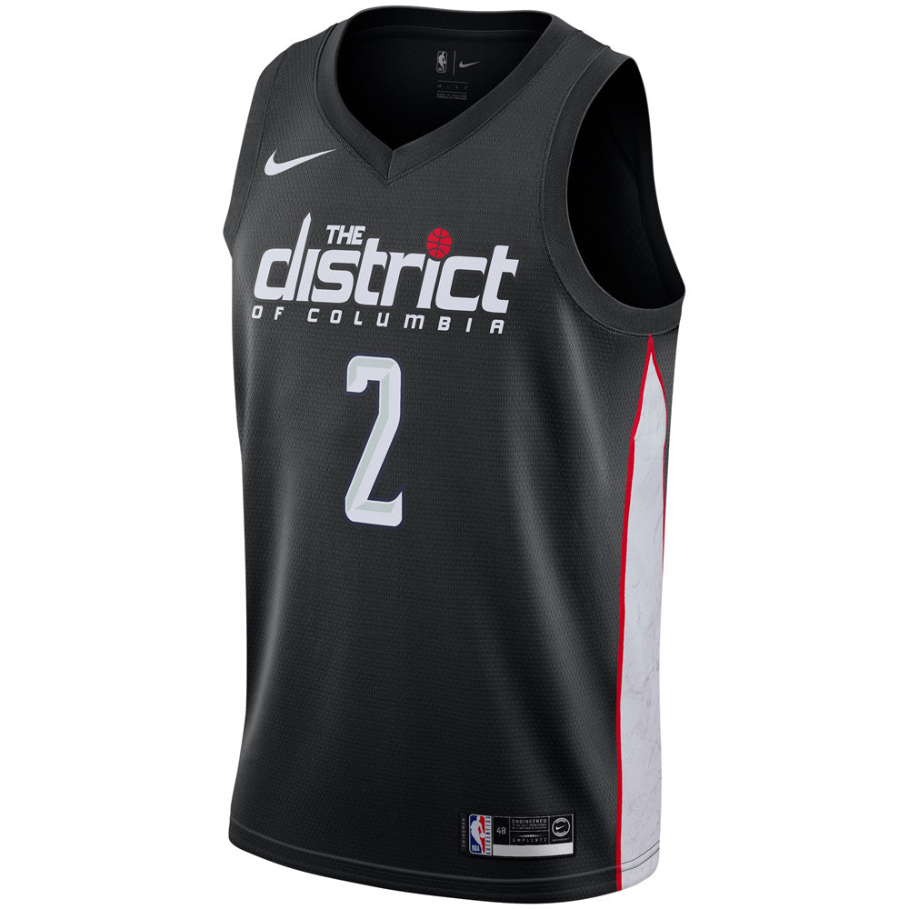 Men's Washington Wizards John Wall City Edition Jersey - Black
