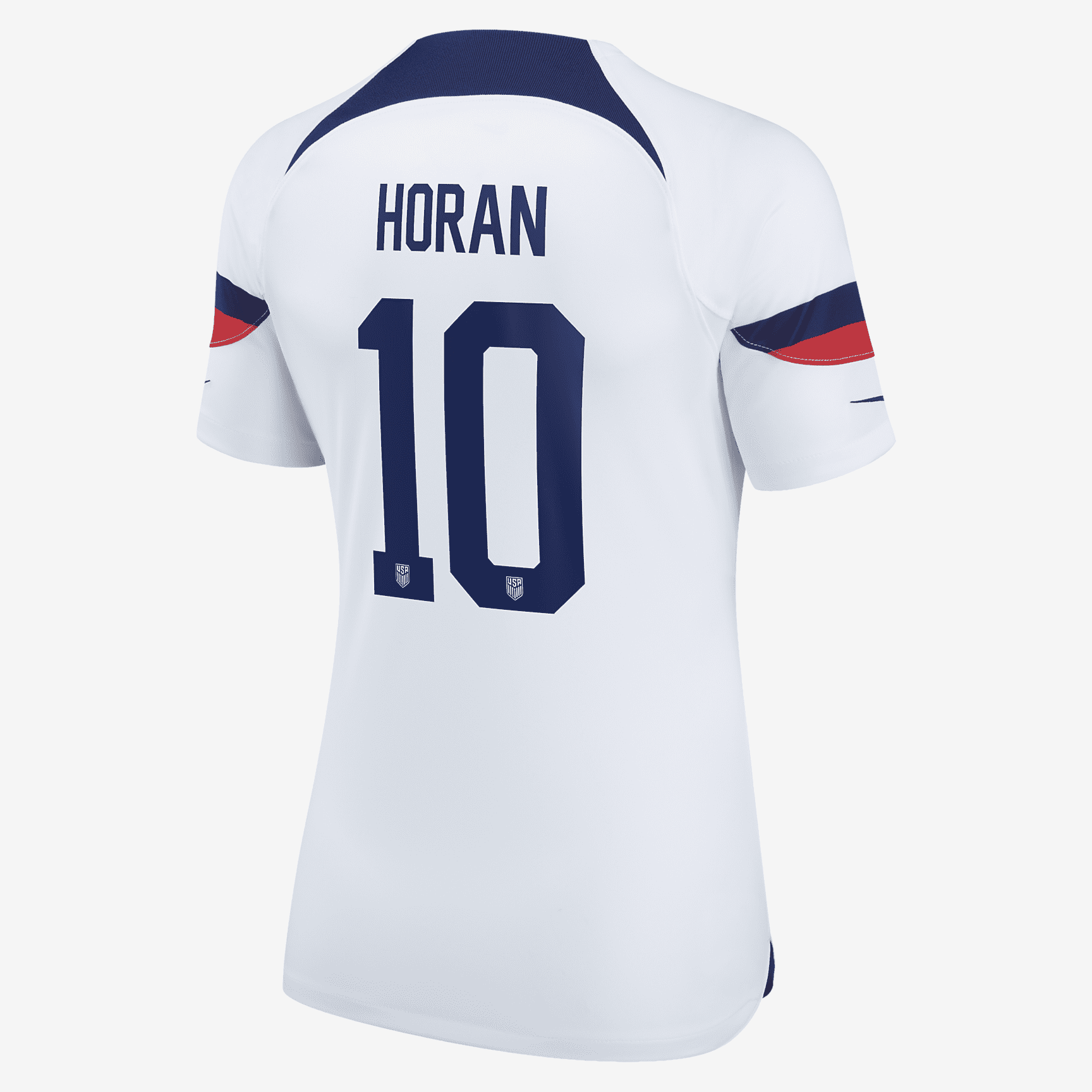 USWNT 2022/23 Stadium Home (Lindsey Horan) Women's Nike Dri-FIT Soccer Jersey - White