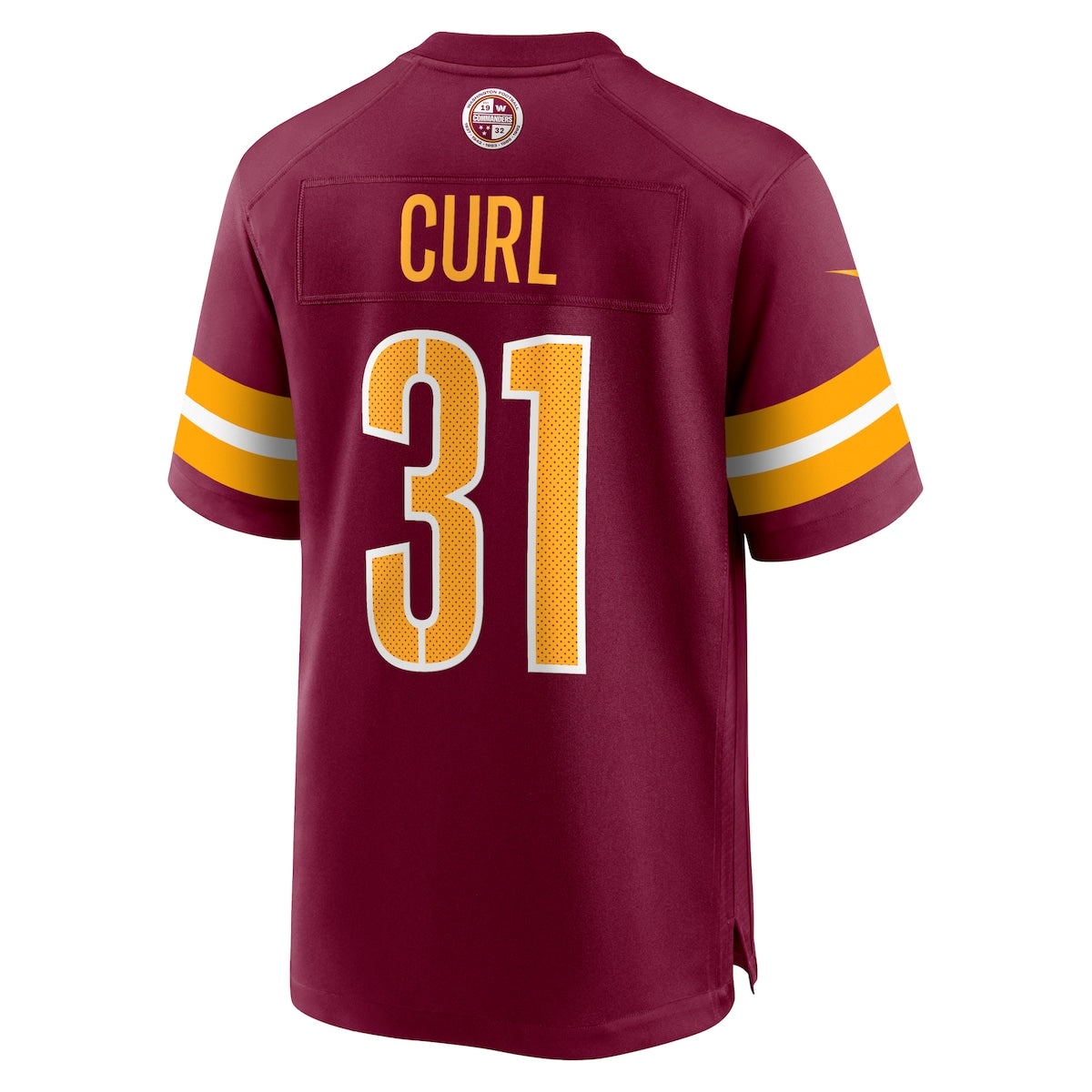 Men's Kamren Curl Nike Commanders Game Day Jersey - Maroon