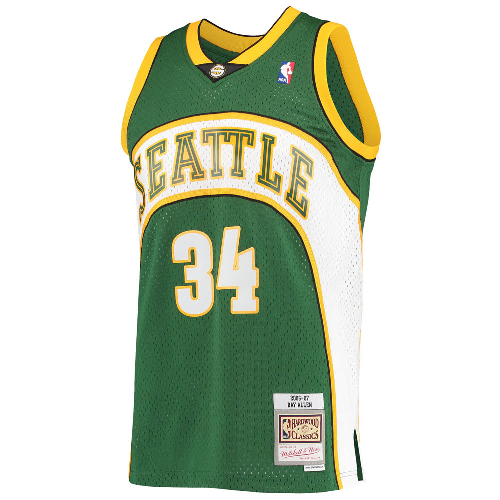 Youth Seattle Sonics Ray Allen 2006-07 Hardwood Classic Jersey - Green