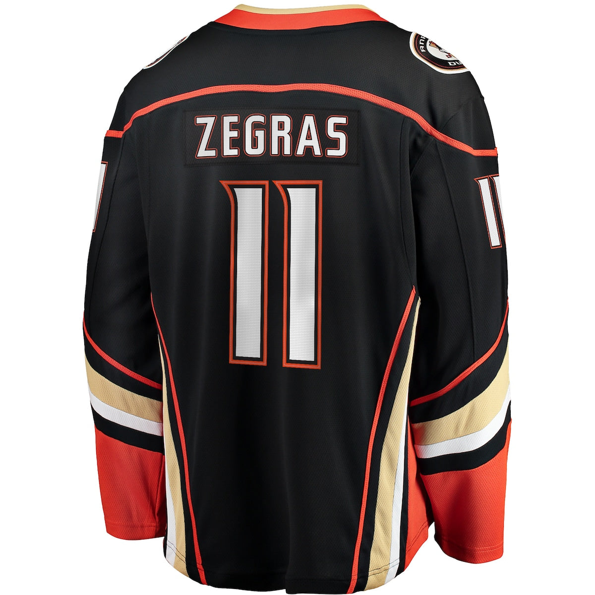 Men's Trevor Zegras Fanatics Ducks Home Breakaway Jersey - Black