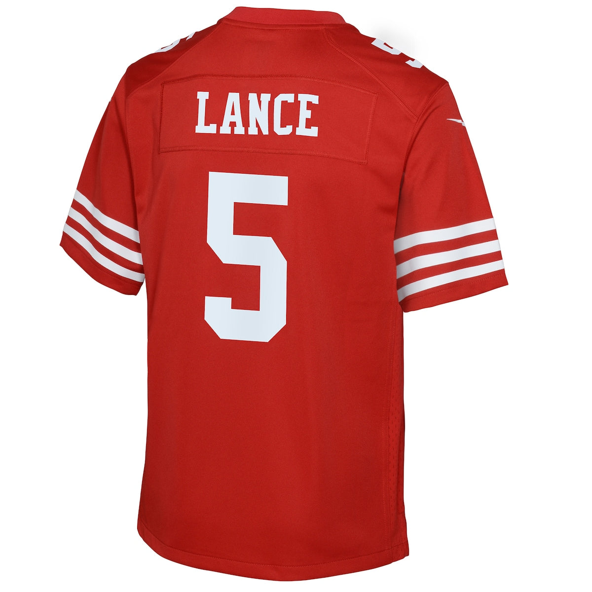 Boys' Grade School Trey Lance Nike 49ers Game Jersey - Red