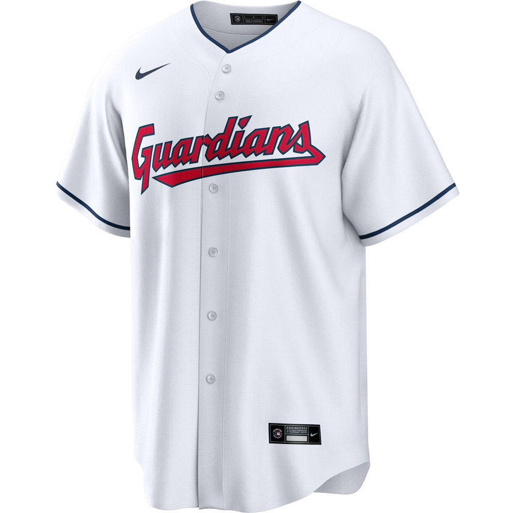 Men's Cleveland Guardians Jose Ramirez Cool Base Replica Home Jersey - White