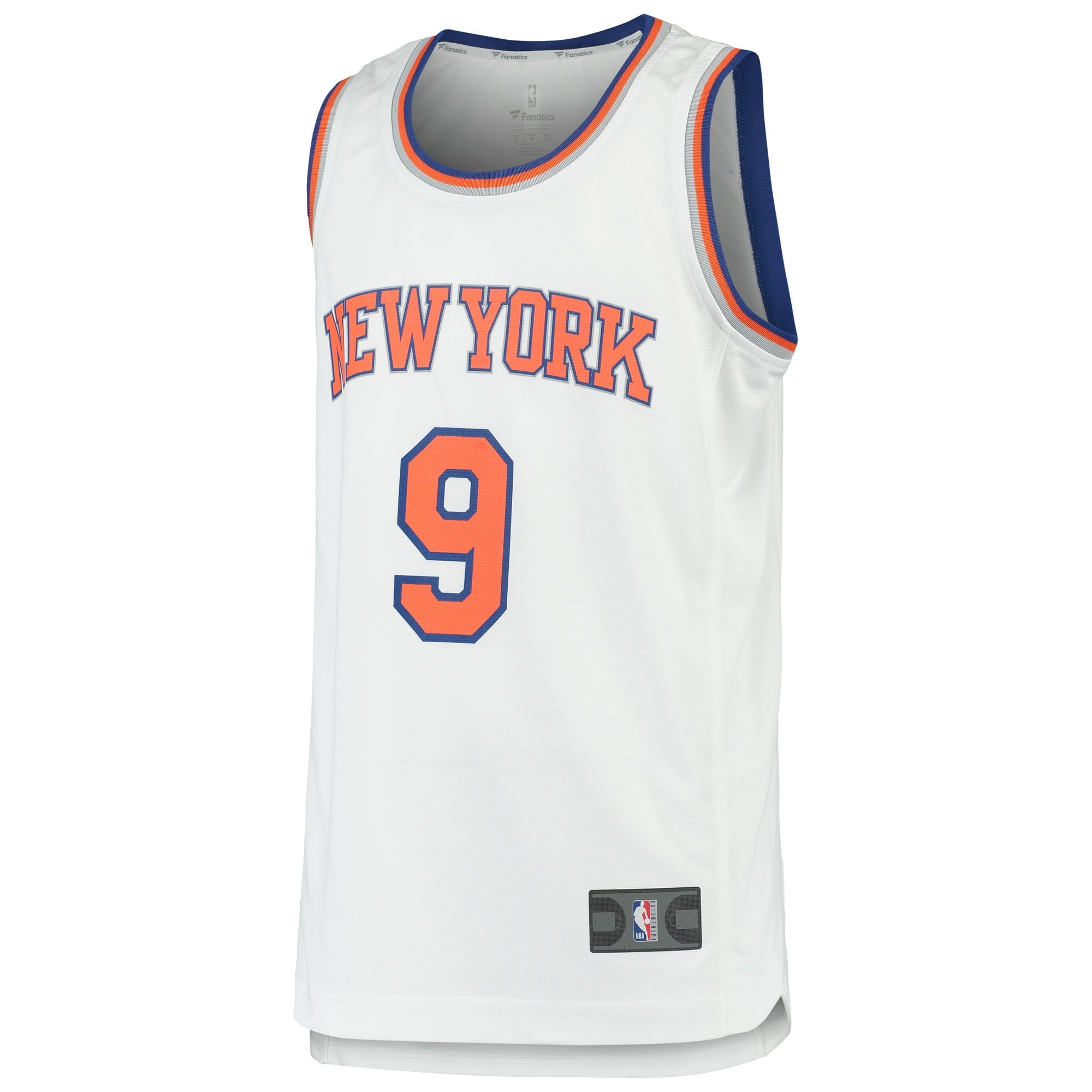 Youth Fanatics Branded RJ Barrett White New York Knicks 2019 NBA Draft First Round Pick Fast Break Replica Jersey -