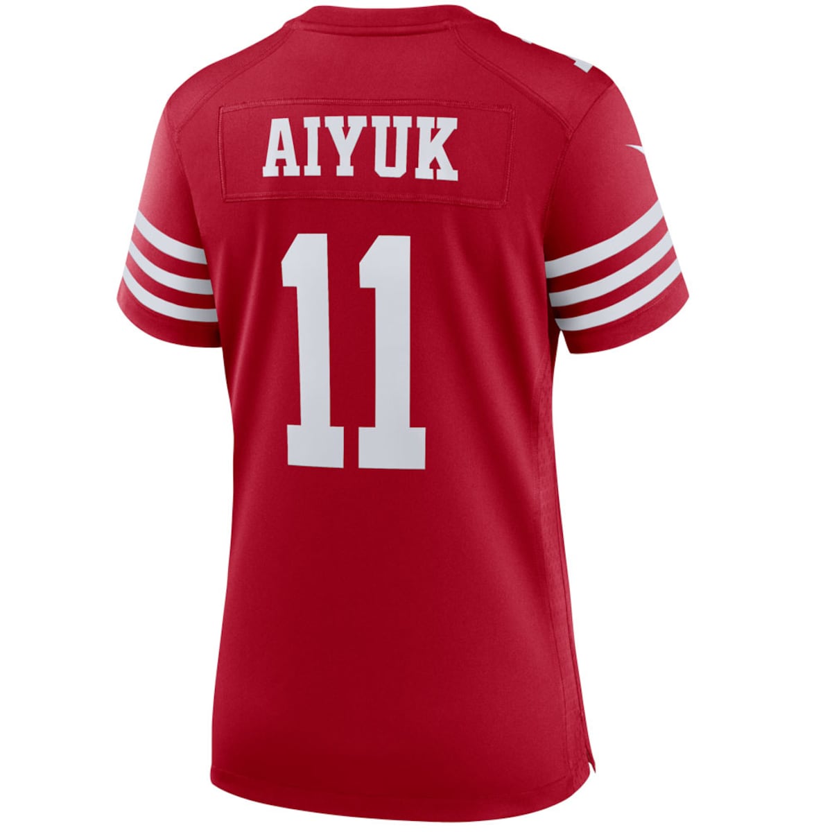 Women's Brandon Aiyuk Nike 49ers Game Player Jersey - Red