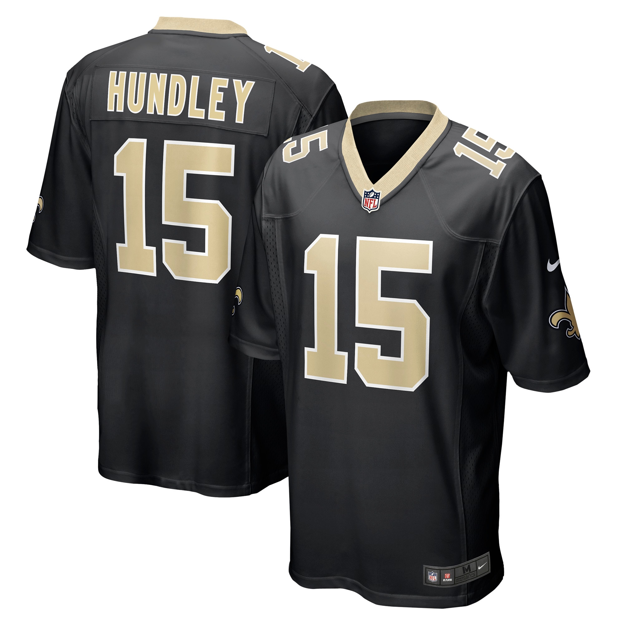 Brett Hundley New Orleans Saints Nike Game Player Jersey - Black