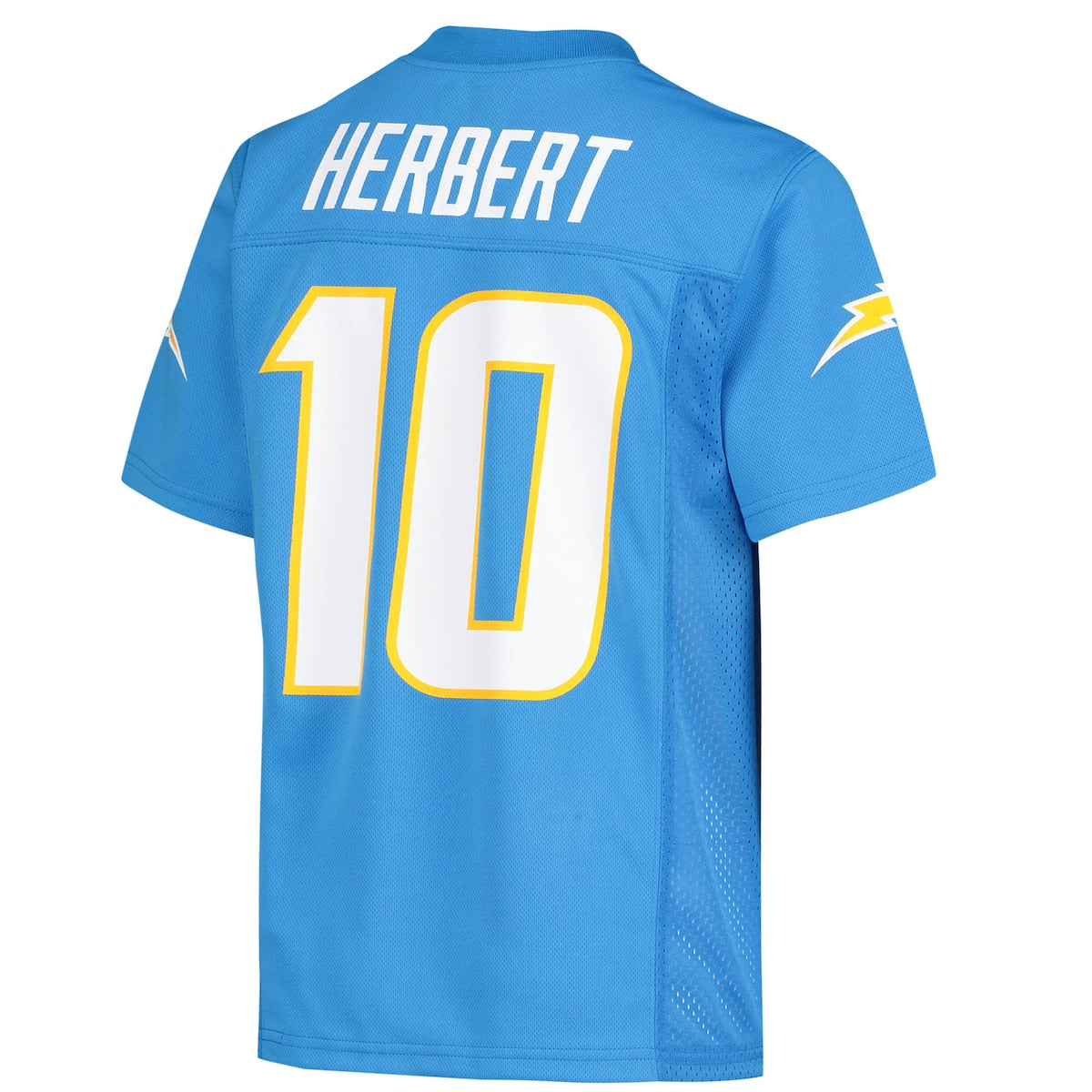 Boys' Grade School Justin Herbert Outerstuff Chargers Replica Jersey - Light Blue