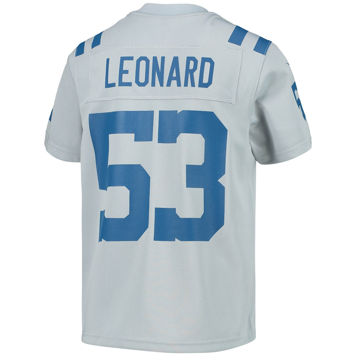 Boys' Grade School Shaquille Leonard Nike Colts Inverted Team Game Jersey - Grey