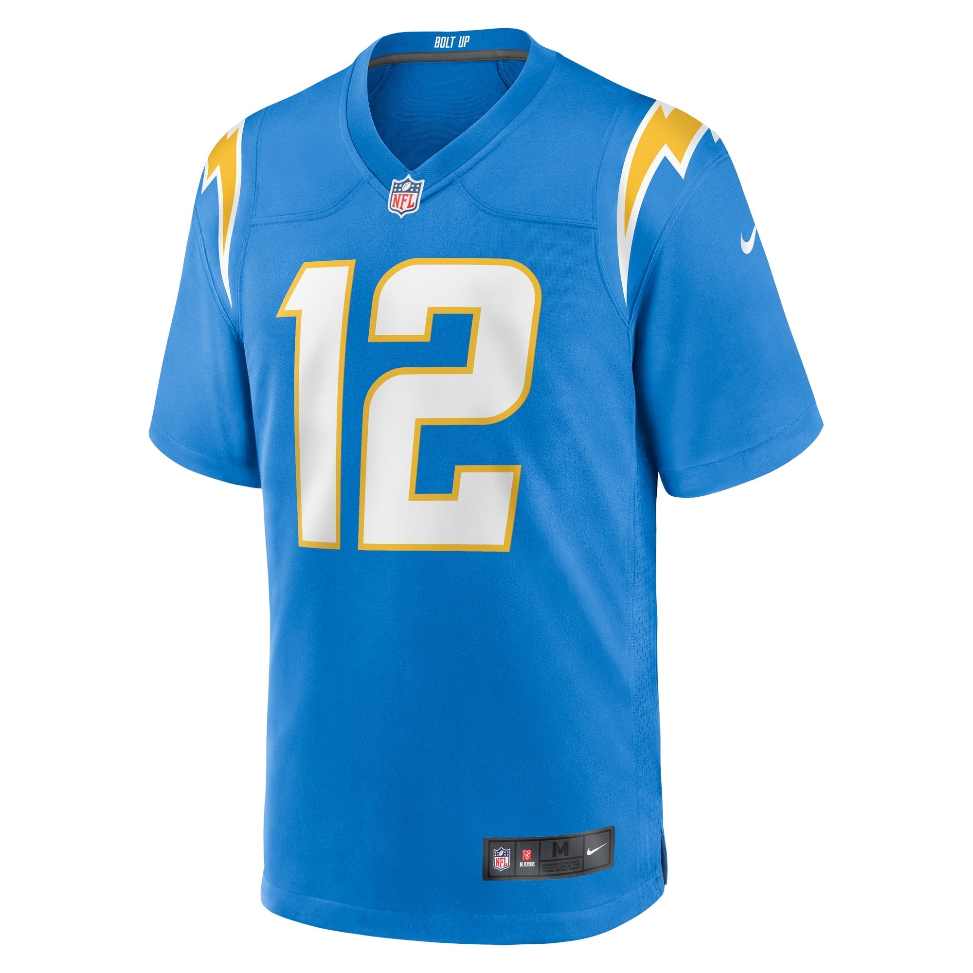 Men's Nike Taylor Bertolet Powder Blue Los Angeles Chargers Home Game Player Jersey