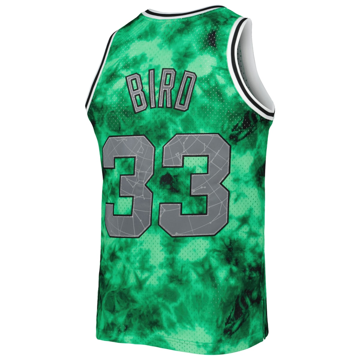 Men's Larry Bird Mitchell & Ness Celtics 1985/86 Galaxy Swingman Jersey - Green