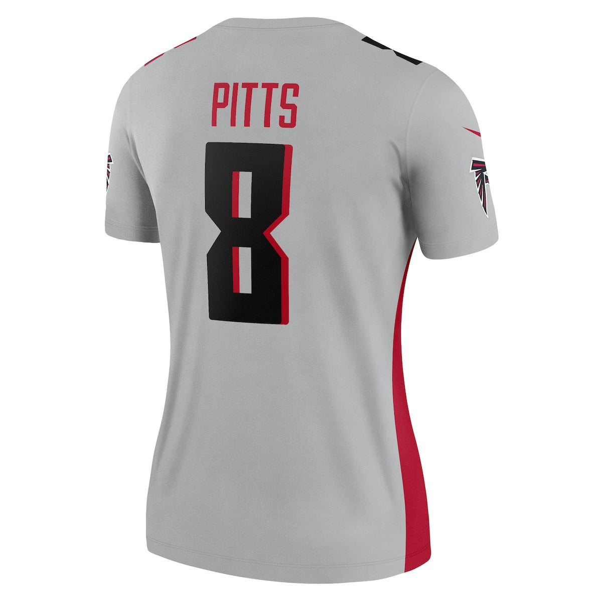 Women's Kyle Pitts Nike Falcons Inverted Legend Jersey - Grey