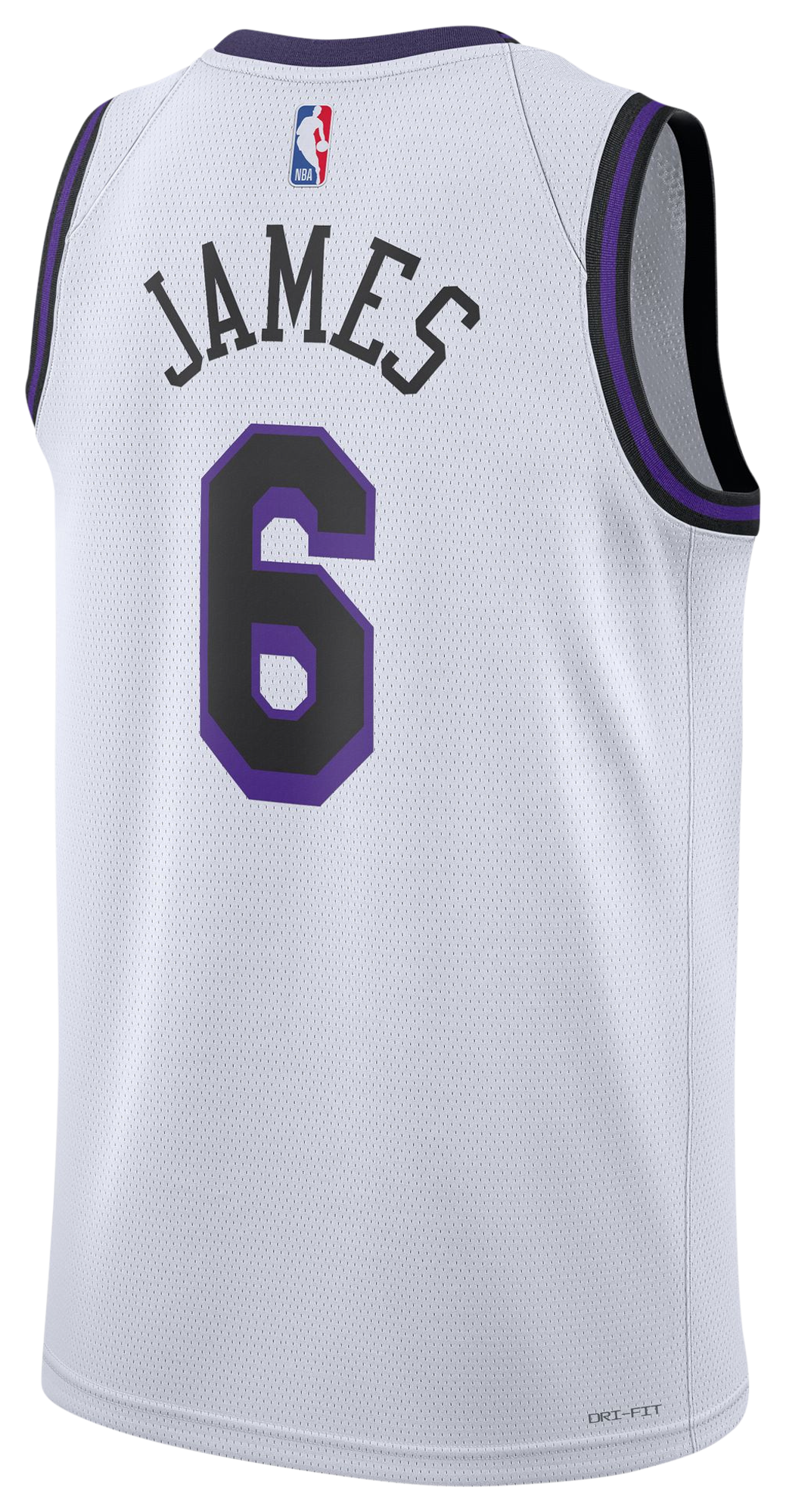 Men's James Lebron Nike Lakers Swingman Jersey - White