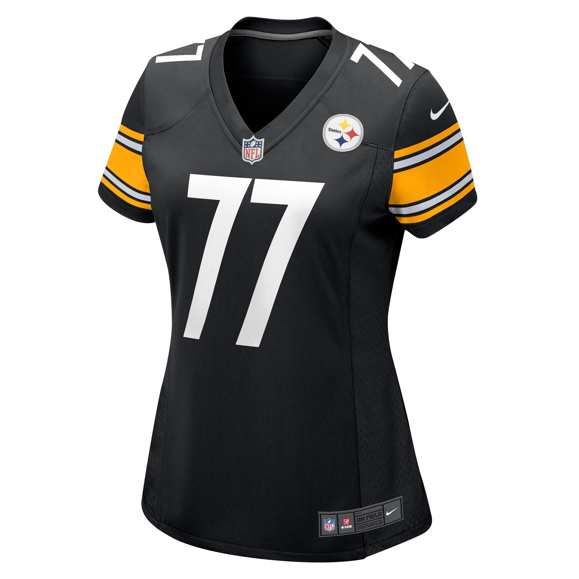 Women's Nike Jesse Davis Black Pittsburgh Steelers Game Player Jersey