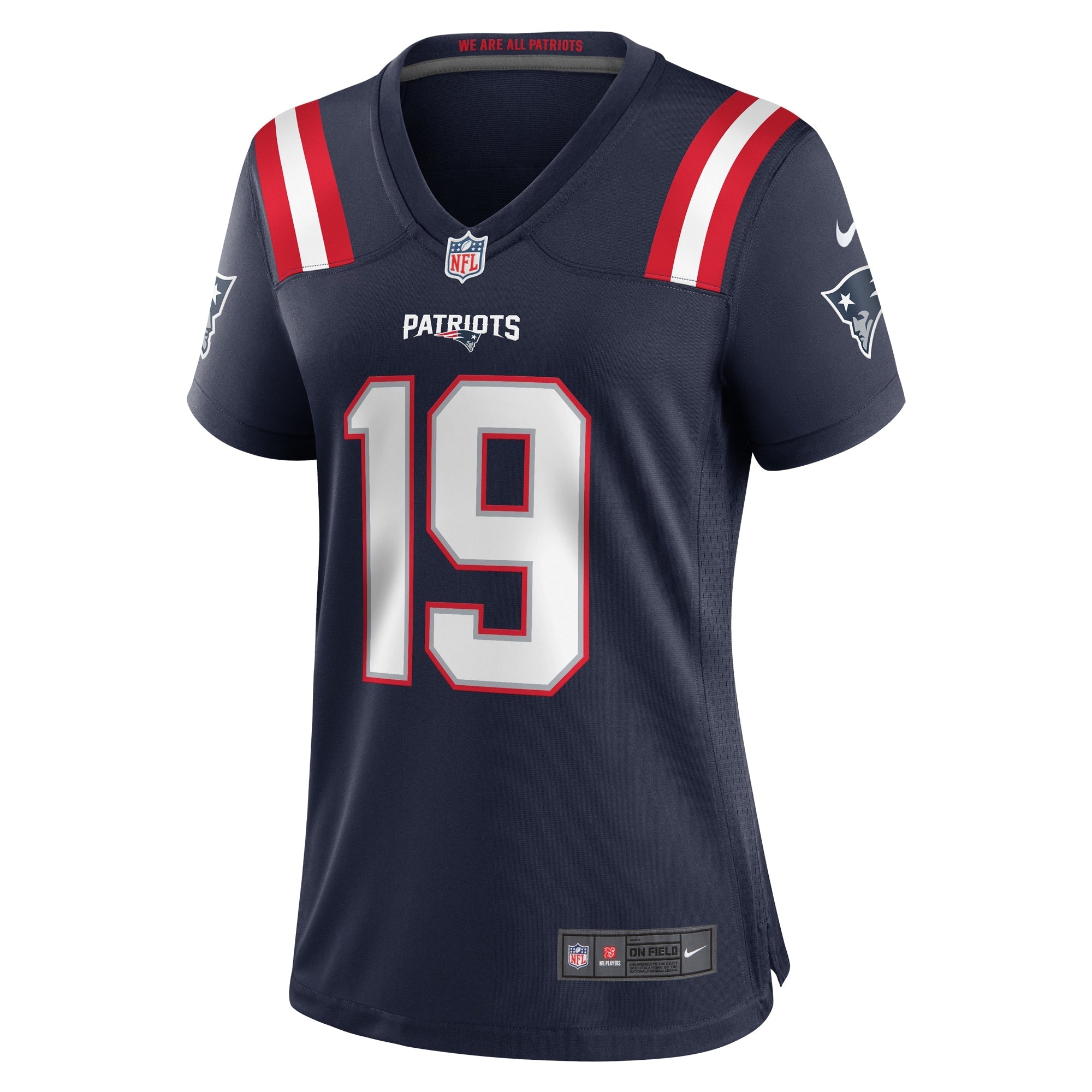 Women's Nike Garrett Gilbert Navy New England Patriots Home Game Player Jersey