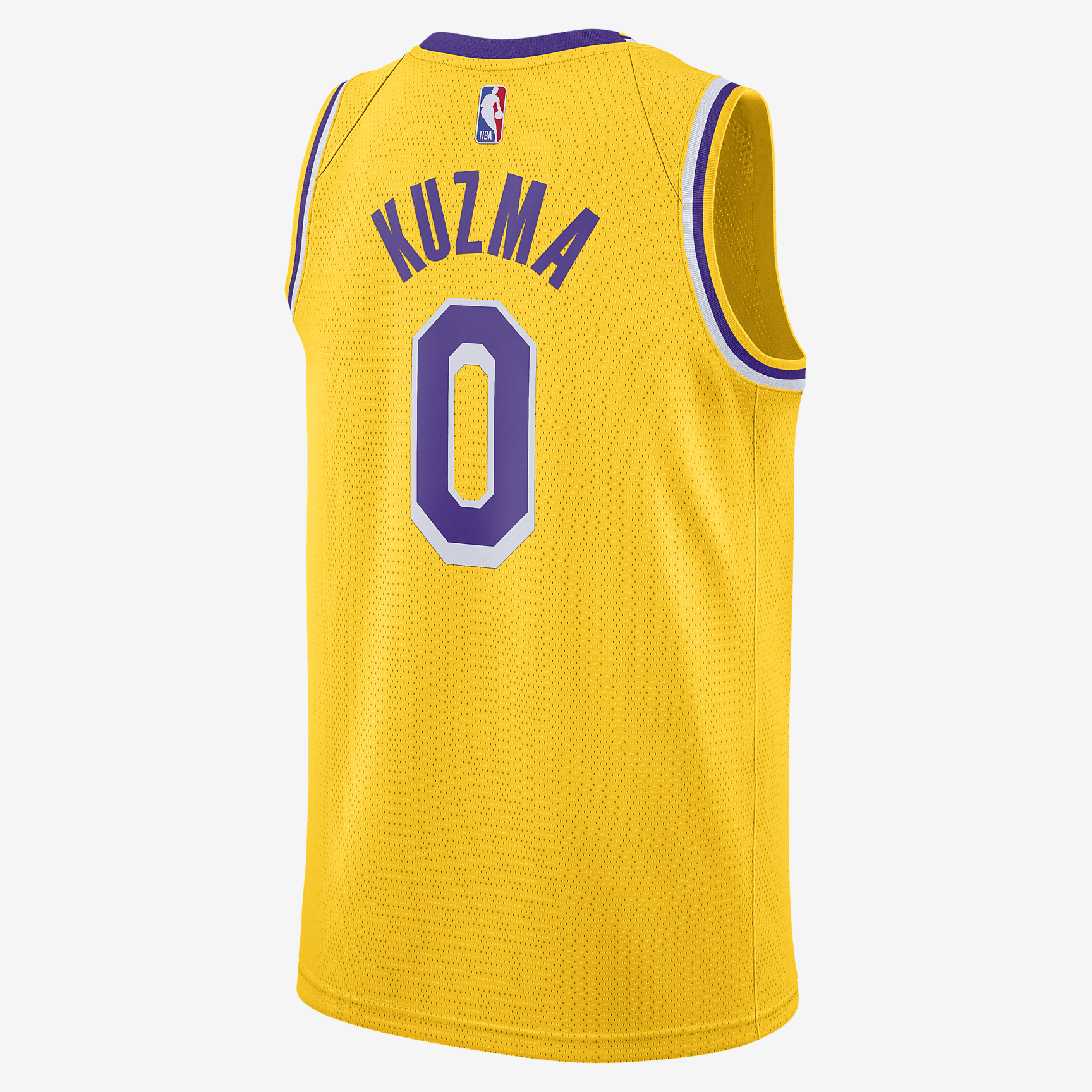 Lakers Icon Edition 2020 Nike NBA Swingman Jersey - Amarillo/Field Purple