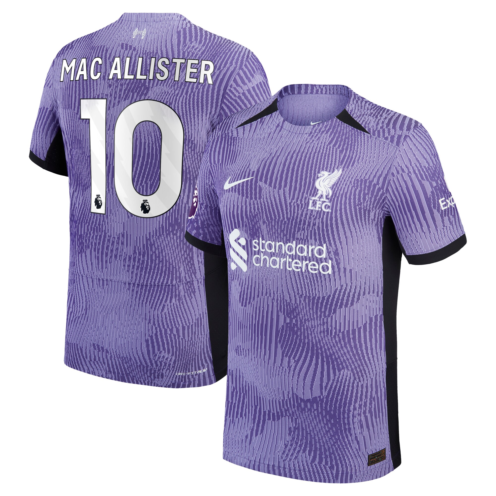 Alexis Mac Allister Liverpool Nike 2023/24 Third Vapor Match Authentic Player Jersey - Purple