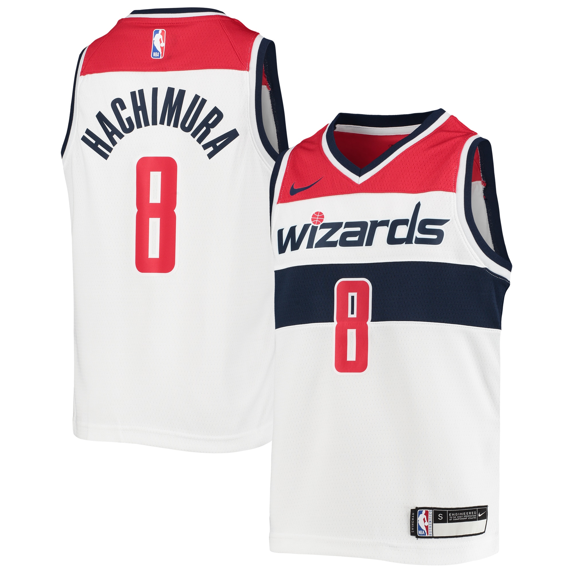 Rui Hachimura Washington Wizards Nike Youth 2019/20 Swingman Jersey - Association Edition - White