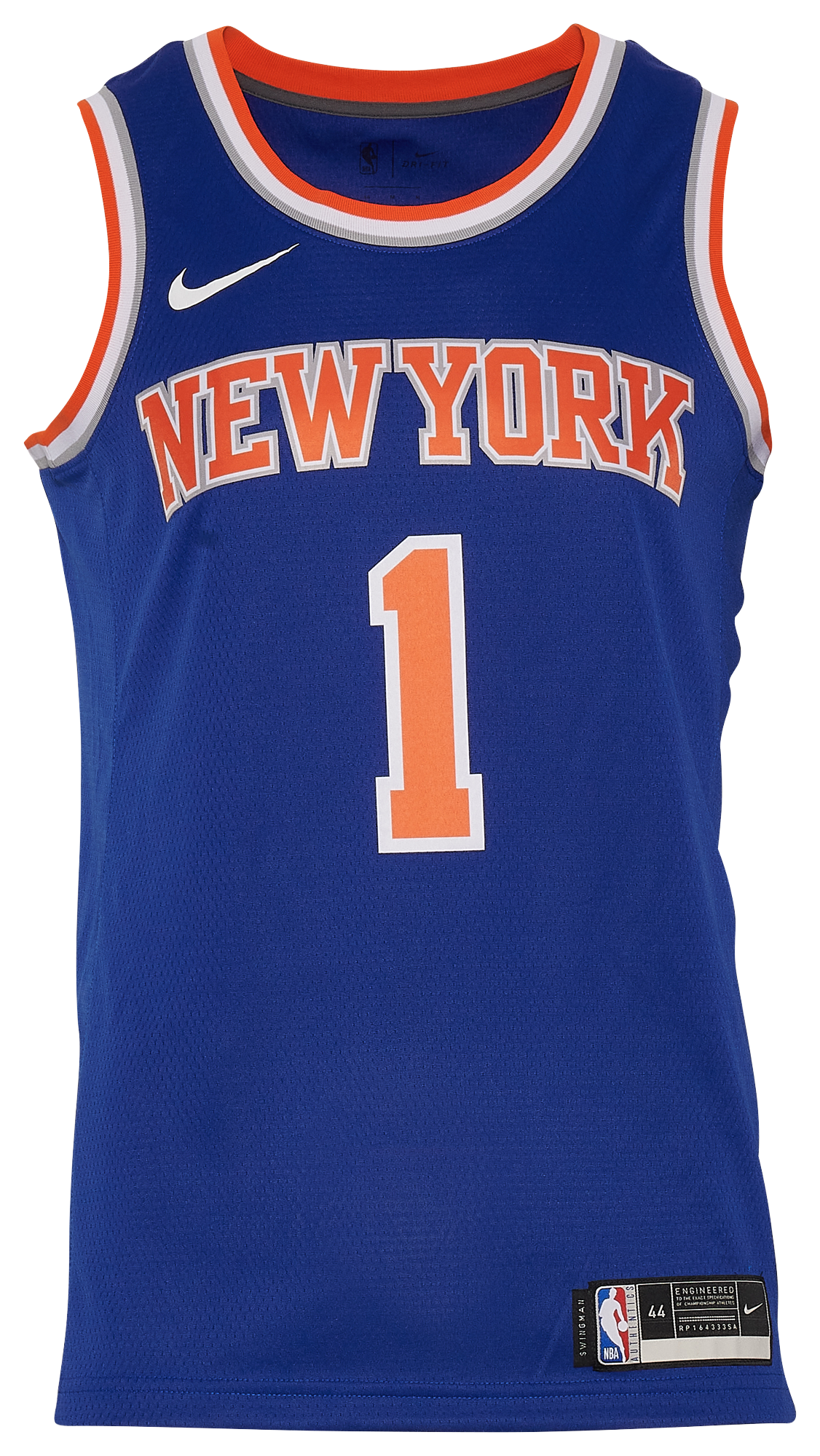 Men's  Nike Knicks Icon Edition 20 Swingman Jersey - Blue