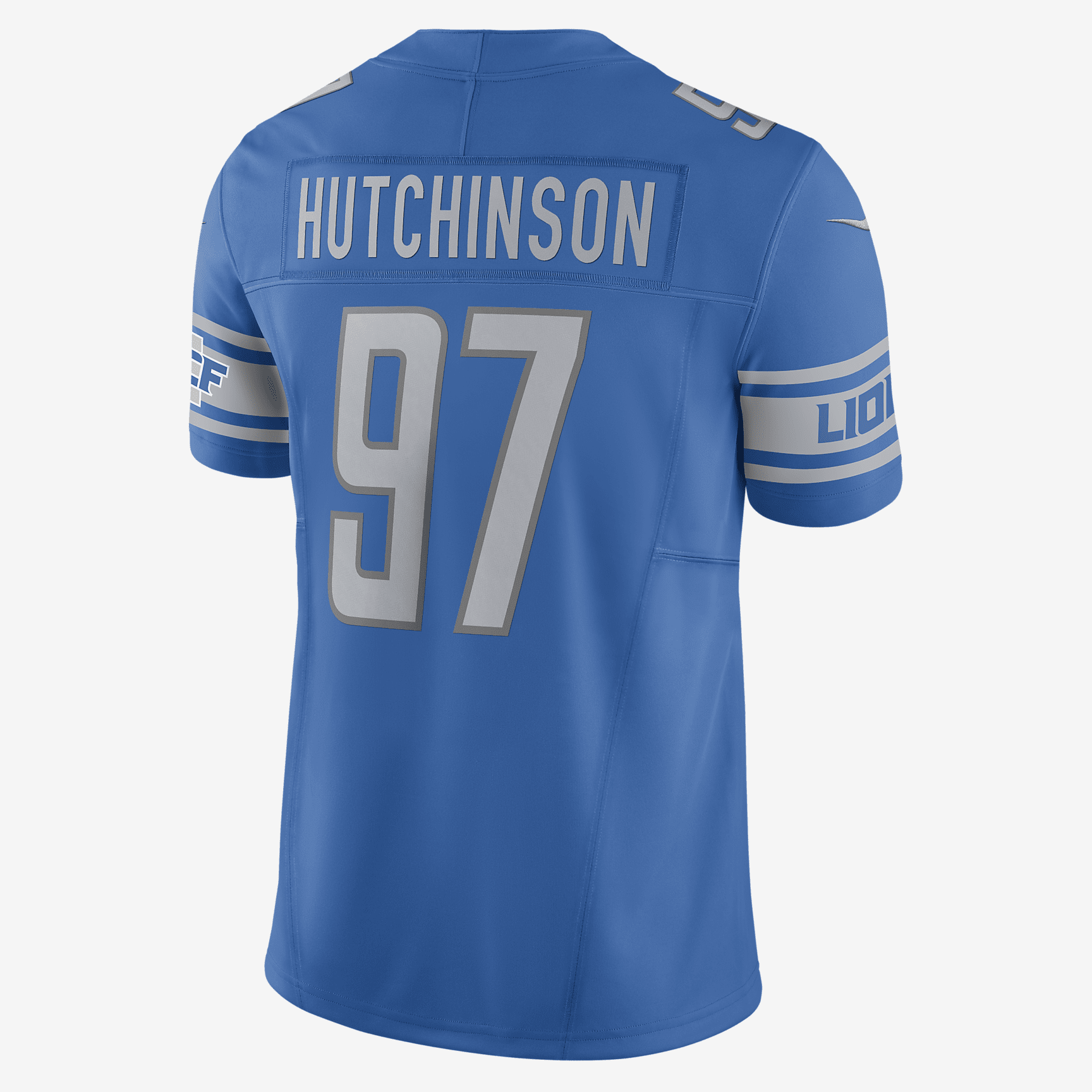 Aidan Hutchinson Detroit Lions Men's Nike Dri-FIT NFL Limited Football Jersey - Blue