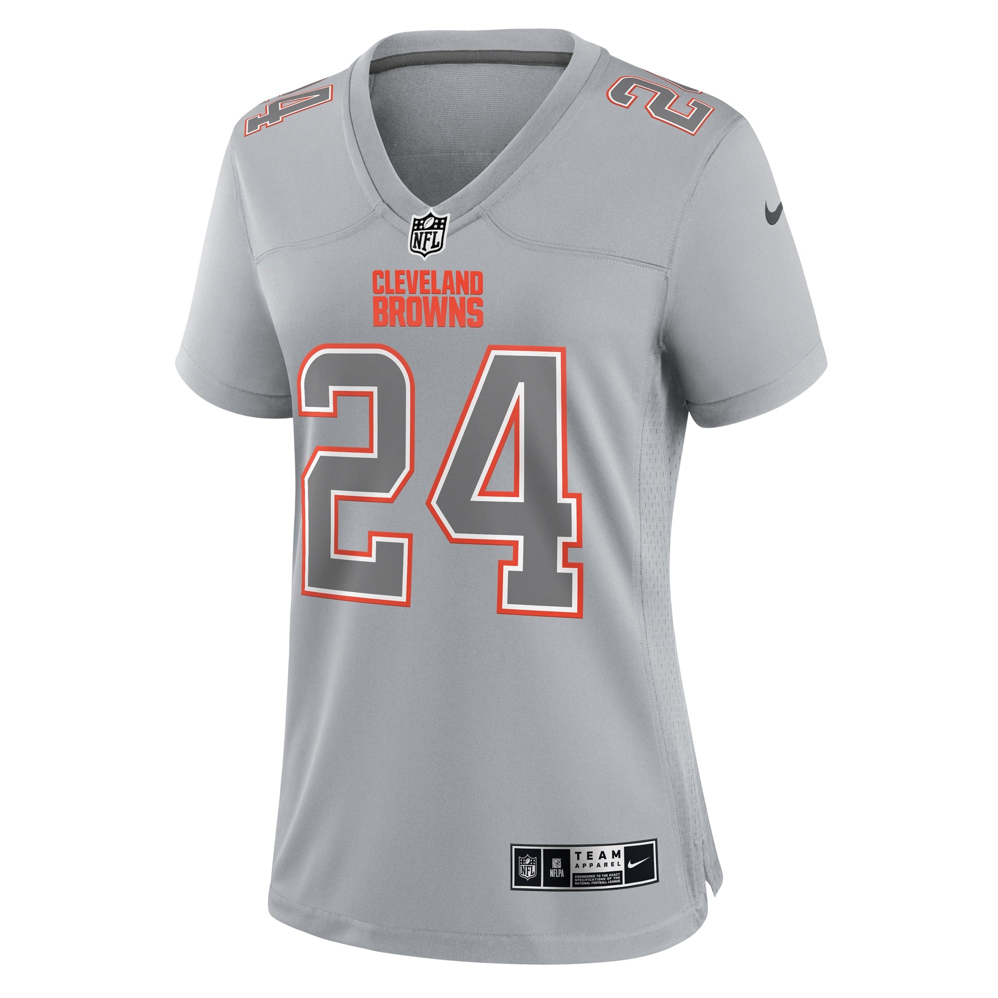 Women's Nike Nick Chubb Gray Cleveland Browns Atmosphere Fashion Game Jersey