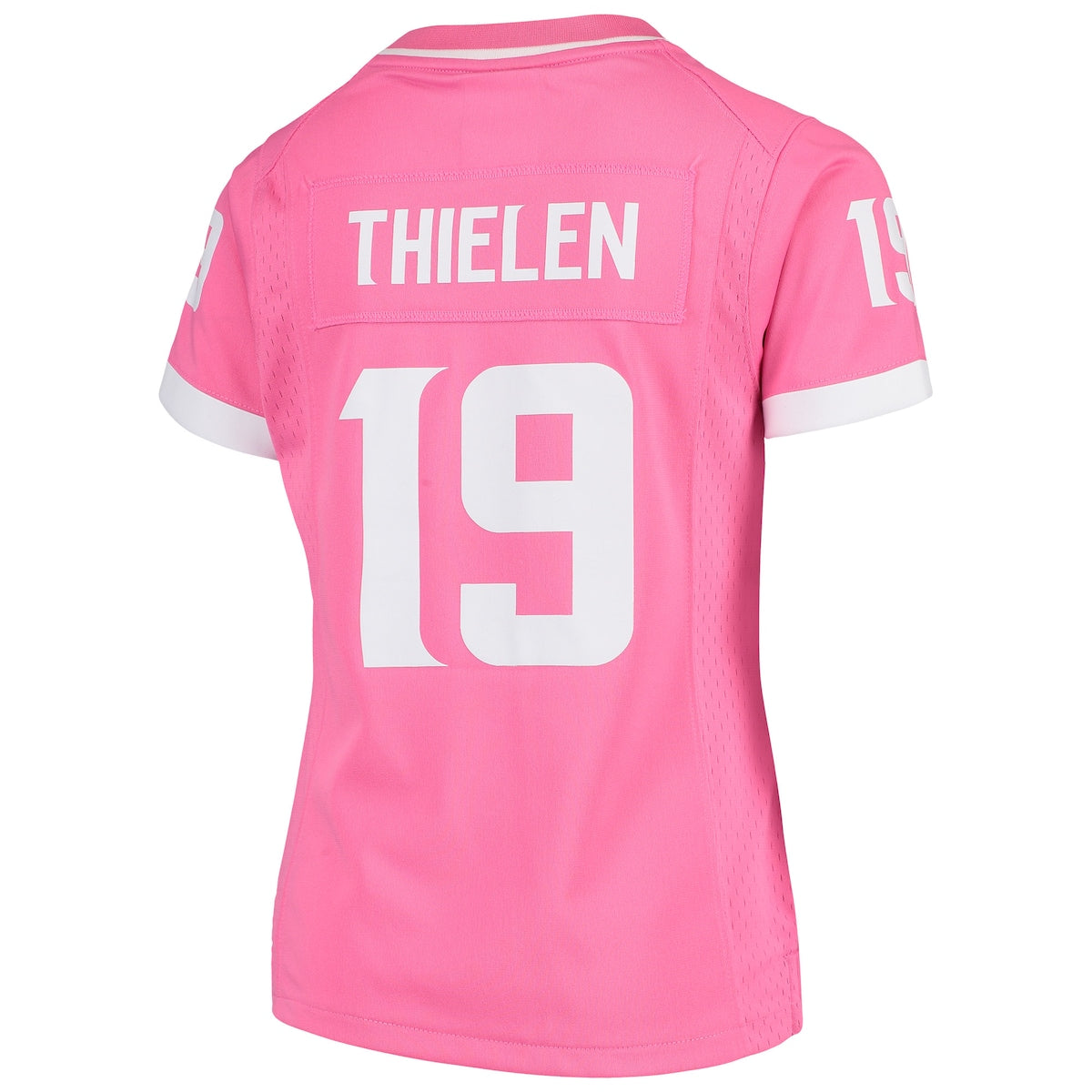 Girls' Grade School Adam Thielen Outerstuff Vikings Fashion Bubble Gum Jersey - Pink