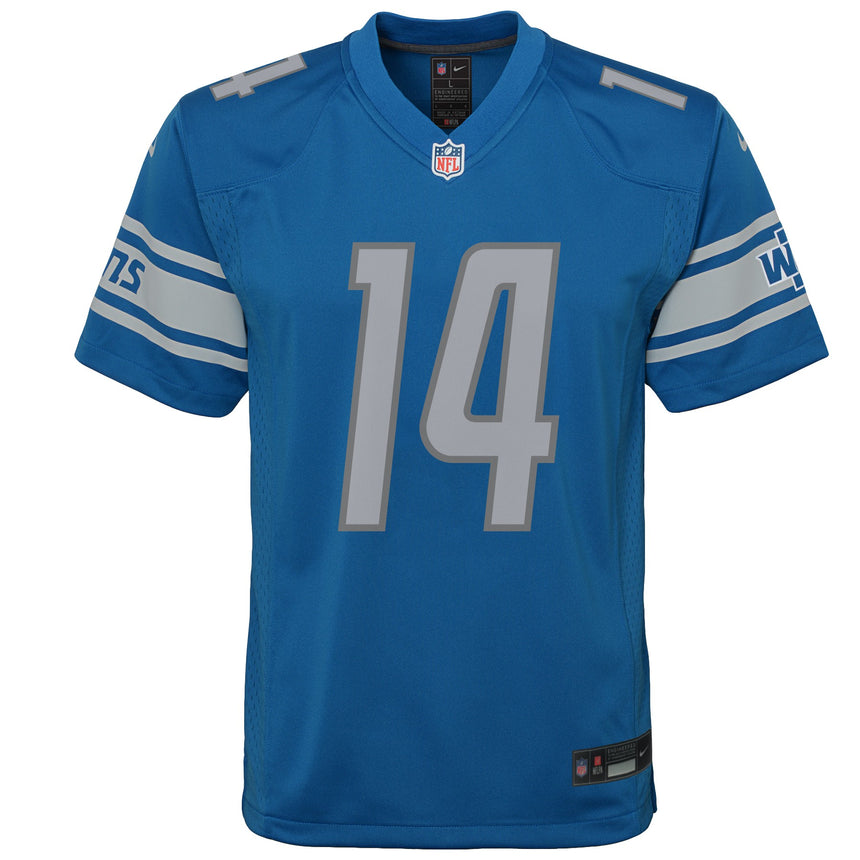 Youth Detroit Lions Amon-Ra St. Brown Blue Game Jersey
